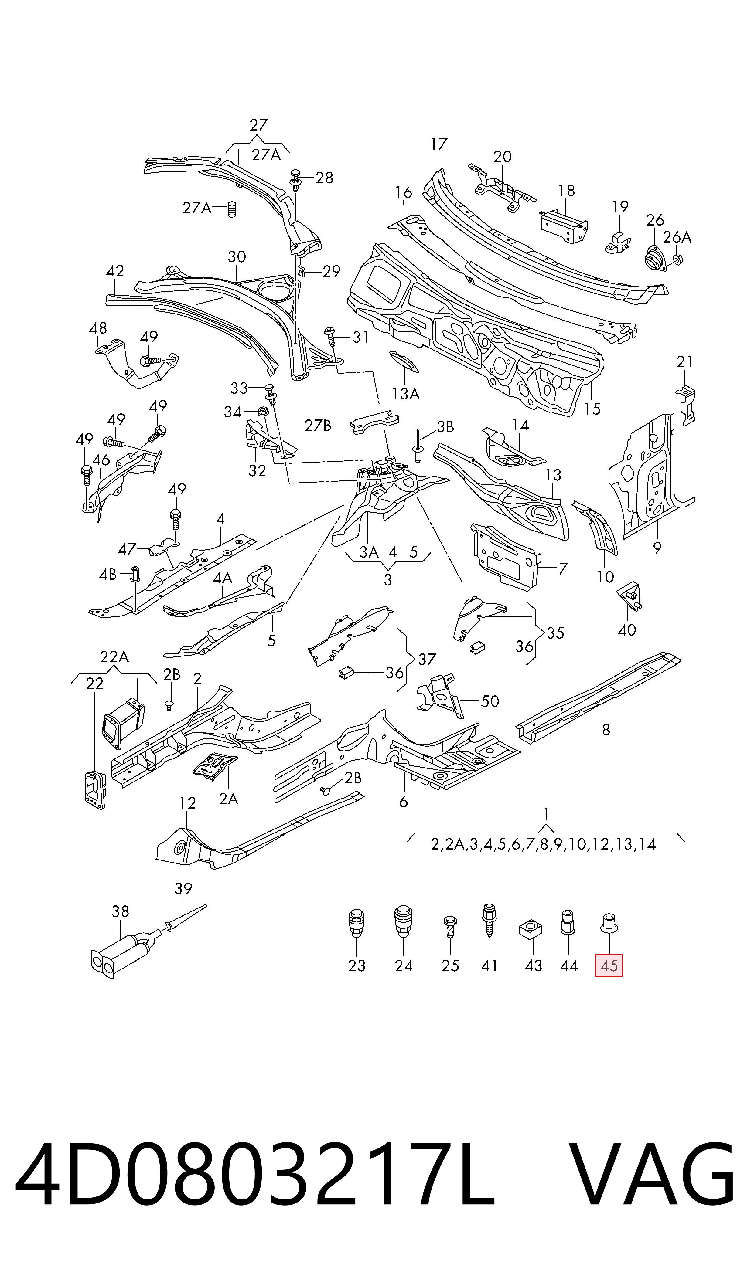  VAG 4D0803217L ціна, від 0.21 USD