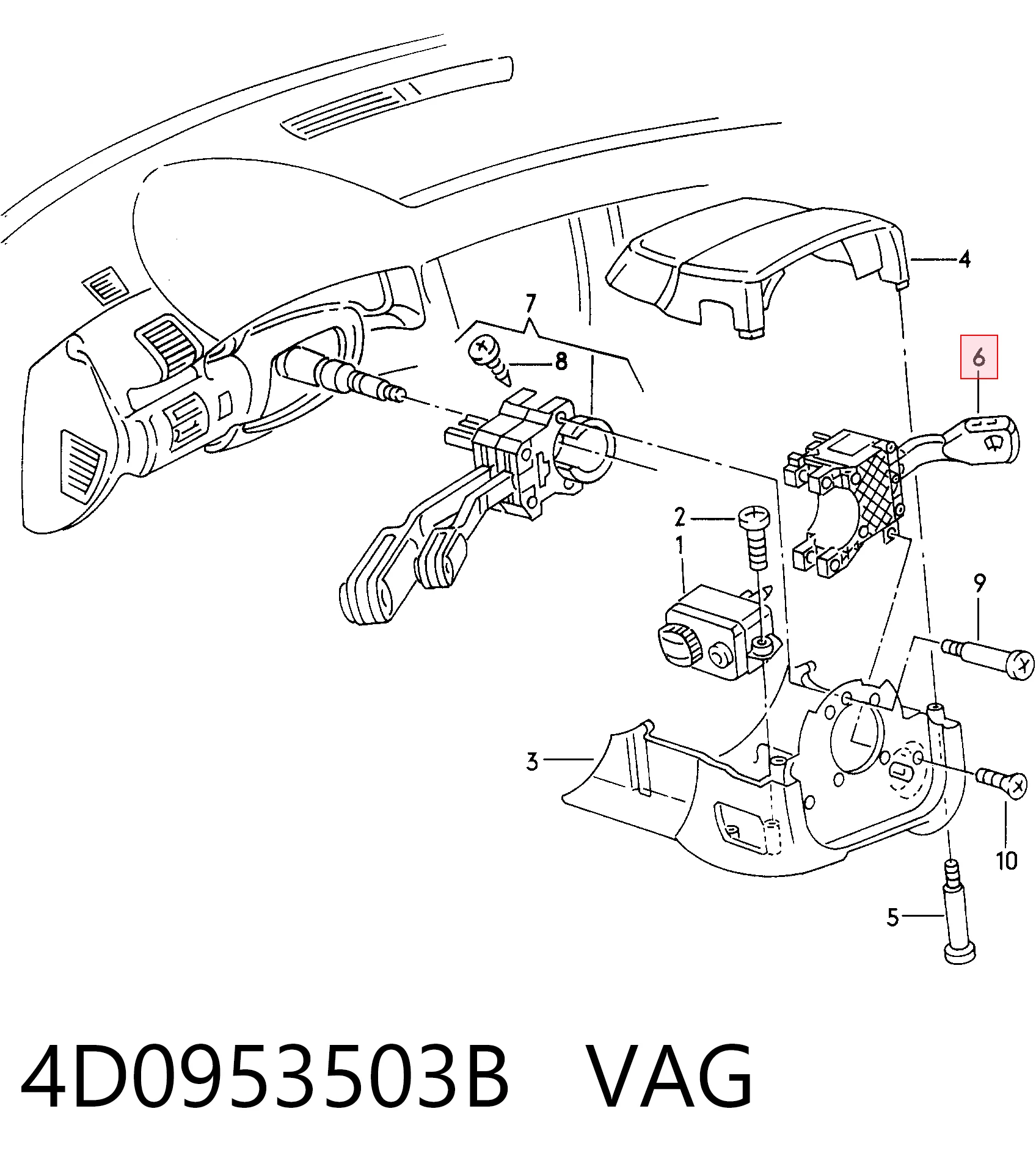 4D0953503B VAG 