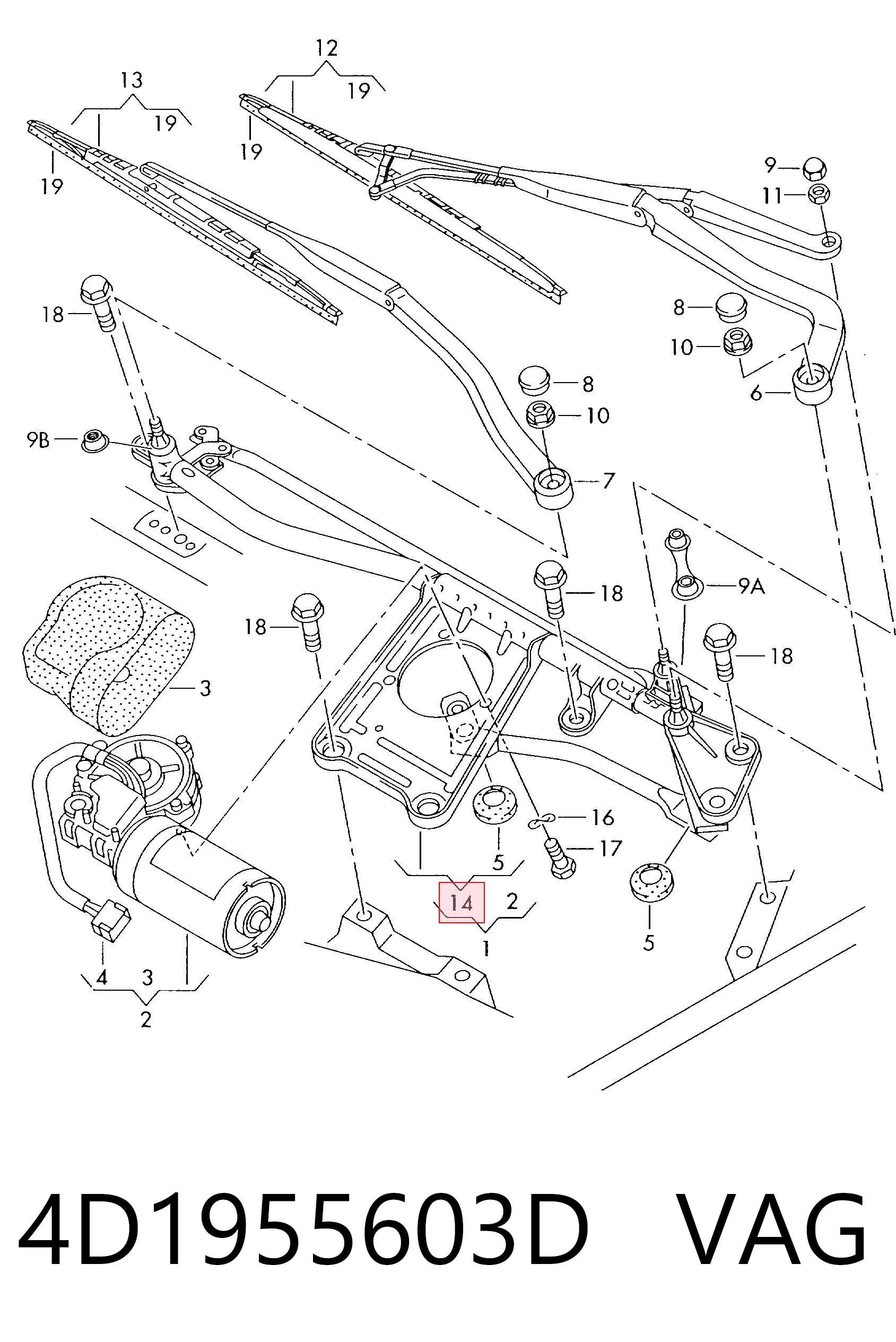 4D1955603D VAG