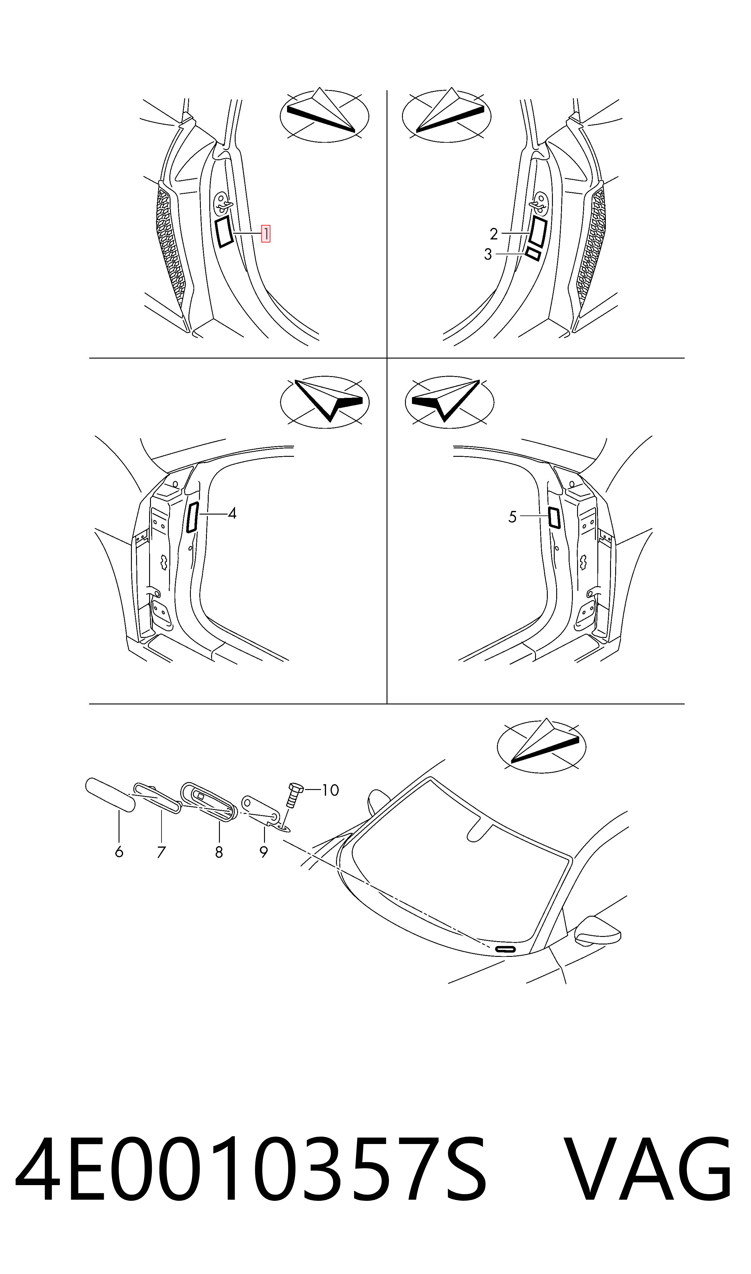 4E0010357S VAG