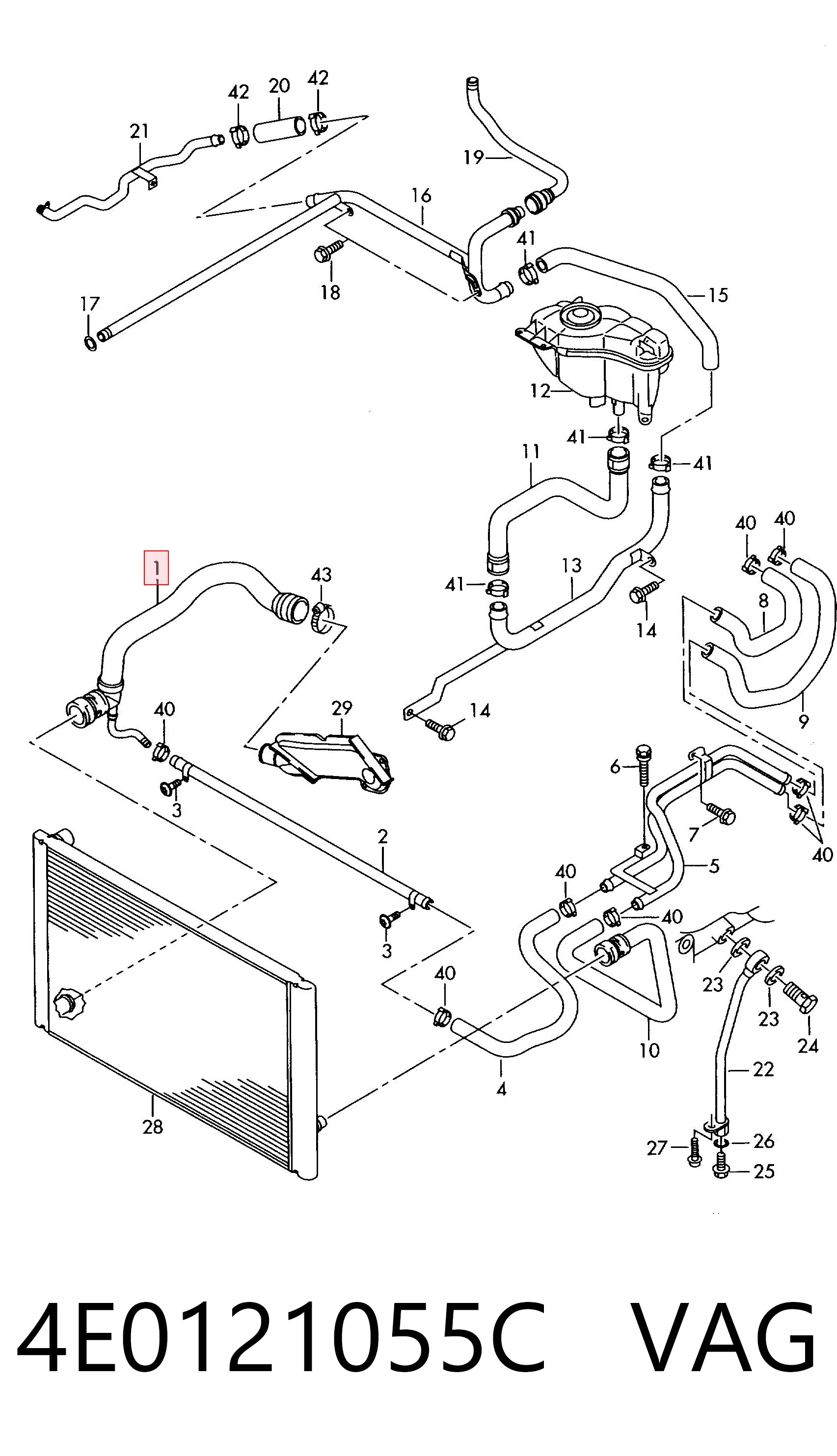 4E0121055C VAG 