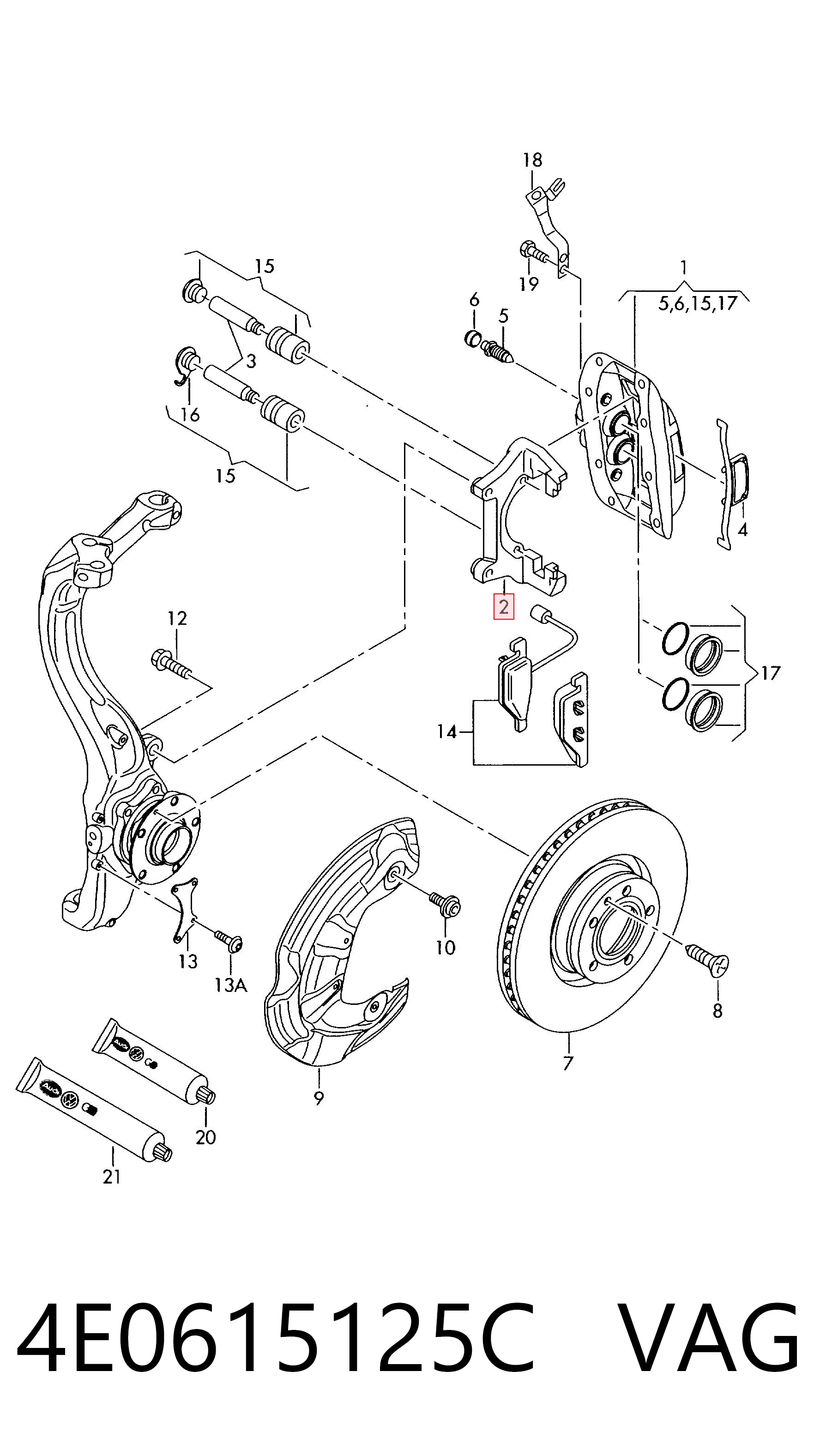 4E0615125C VAG