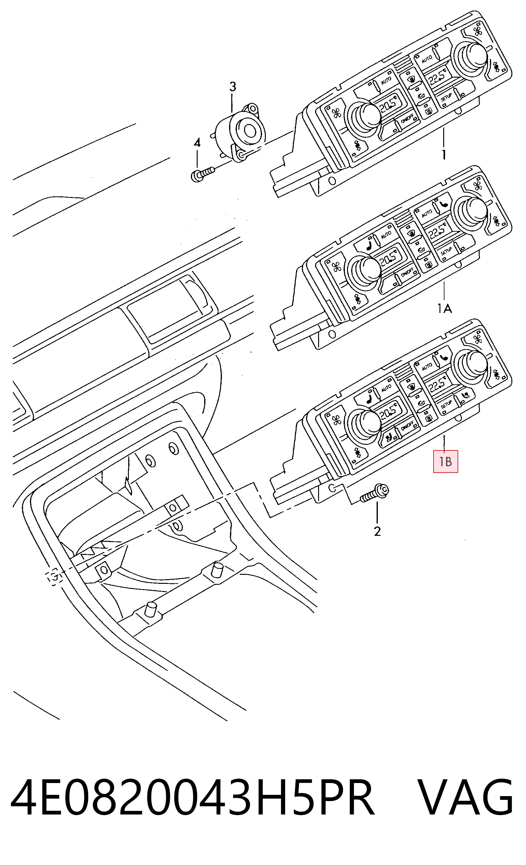 Регулятор вентилятора обігрівача Audi A8 D3 седан (4E2, 4E8) (2002 - 2010) ціна, від 81.63 USD