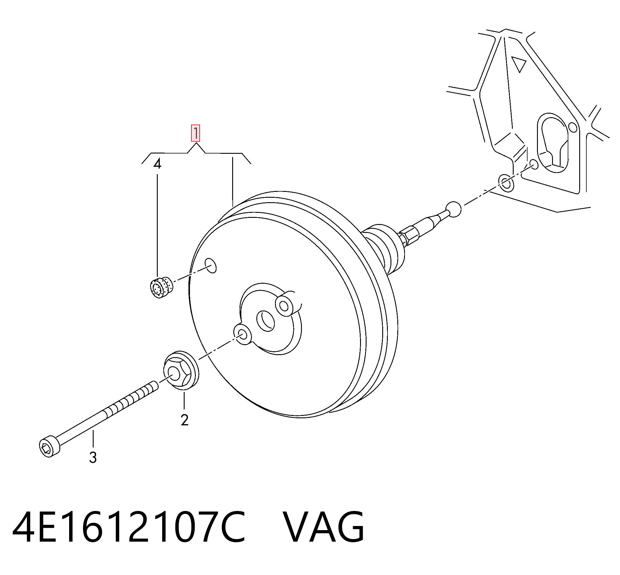 4E1612107C VAG