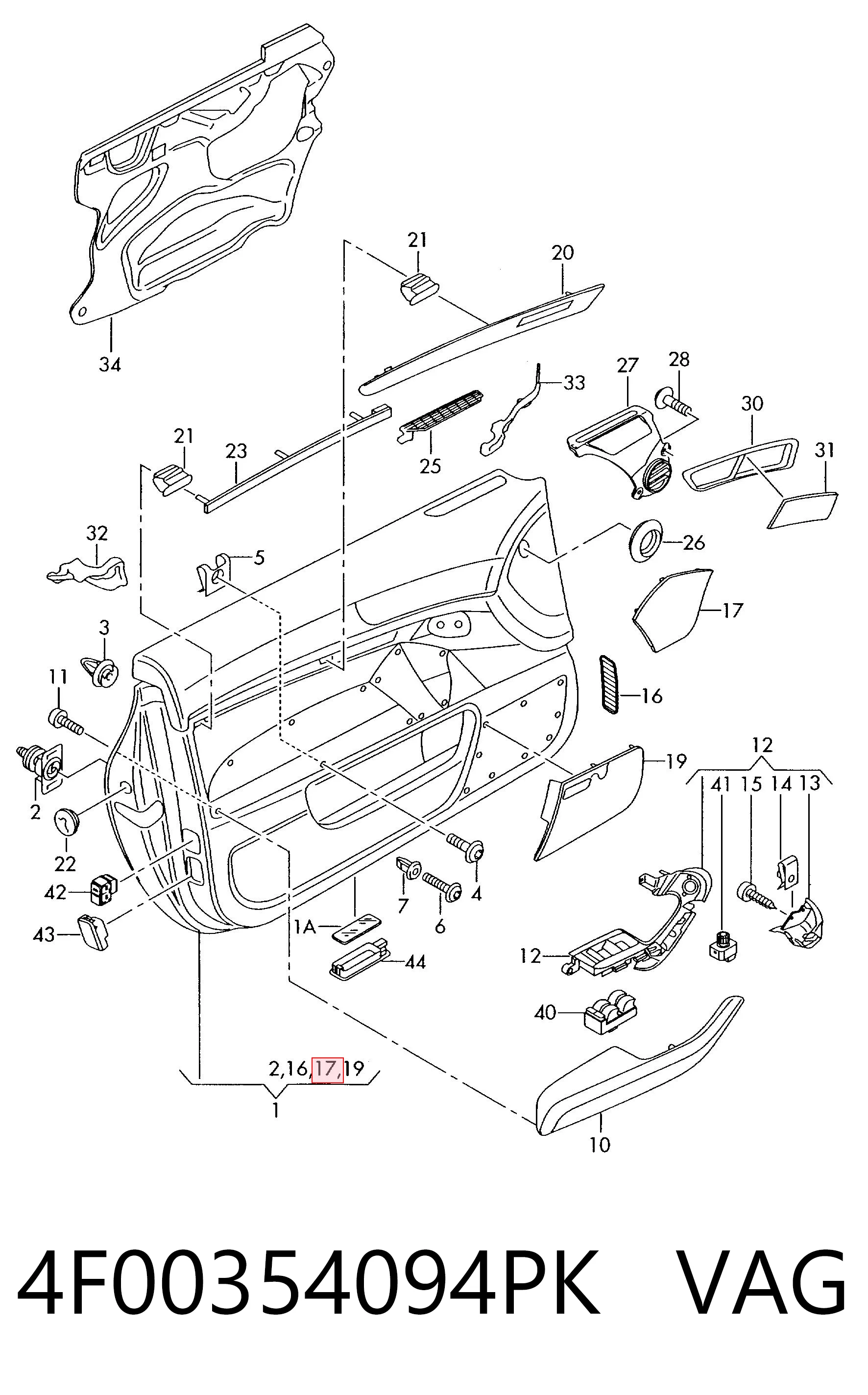 4F00354094PK VAG 