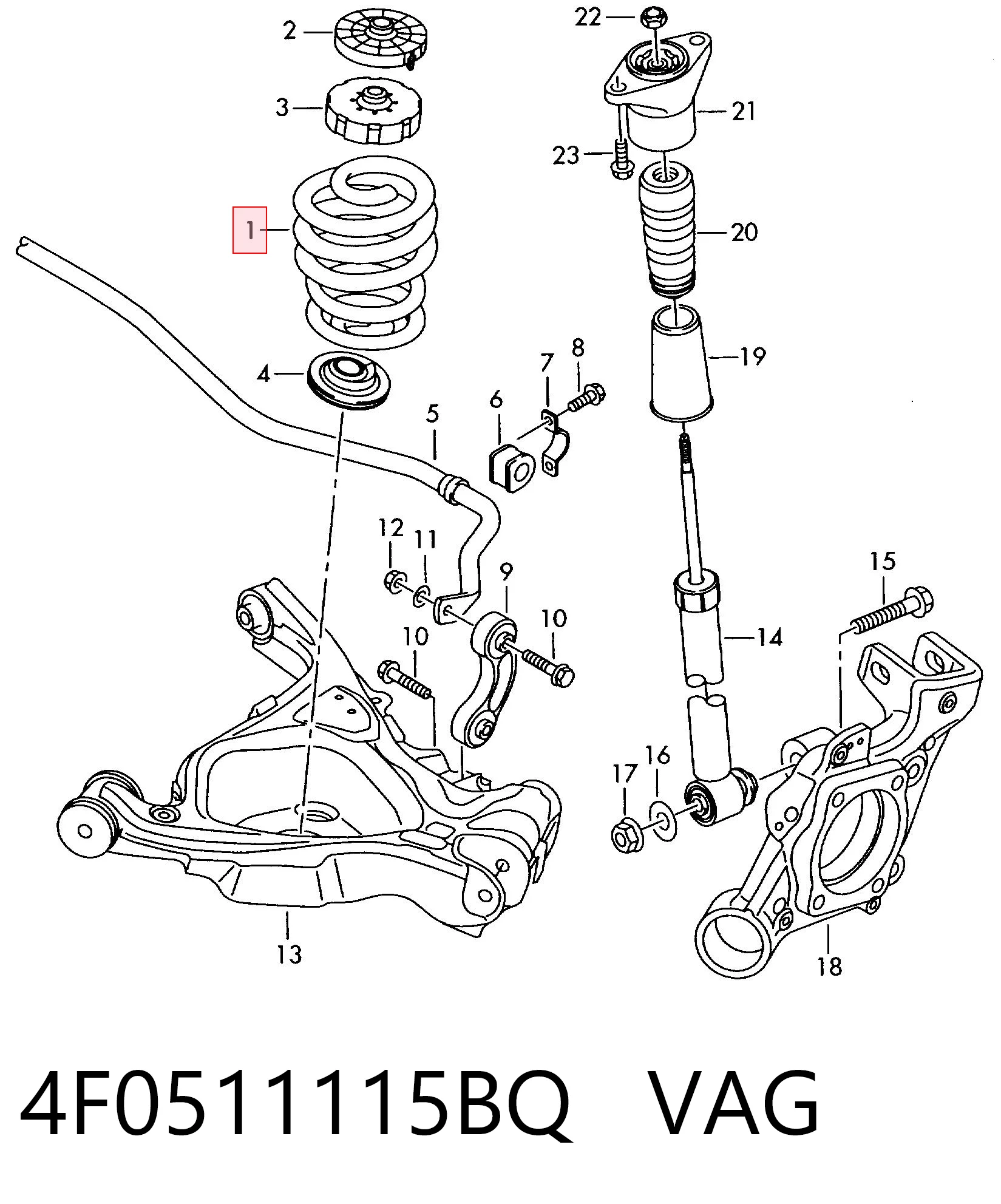 4F0511115BQ VAG