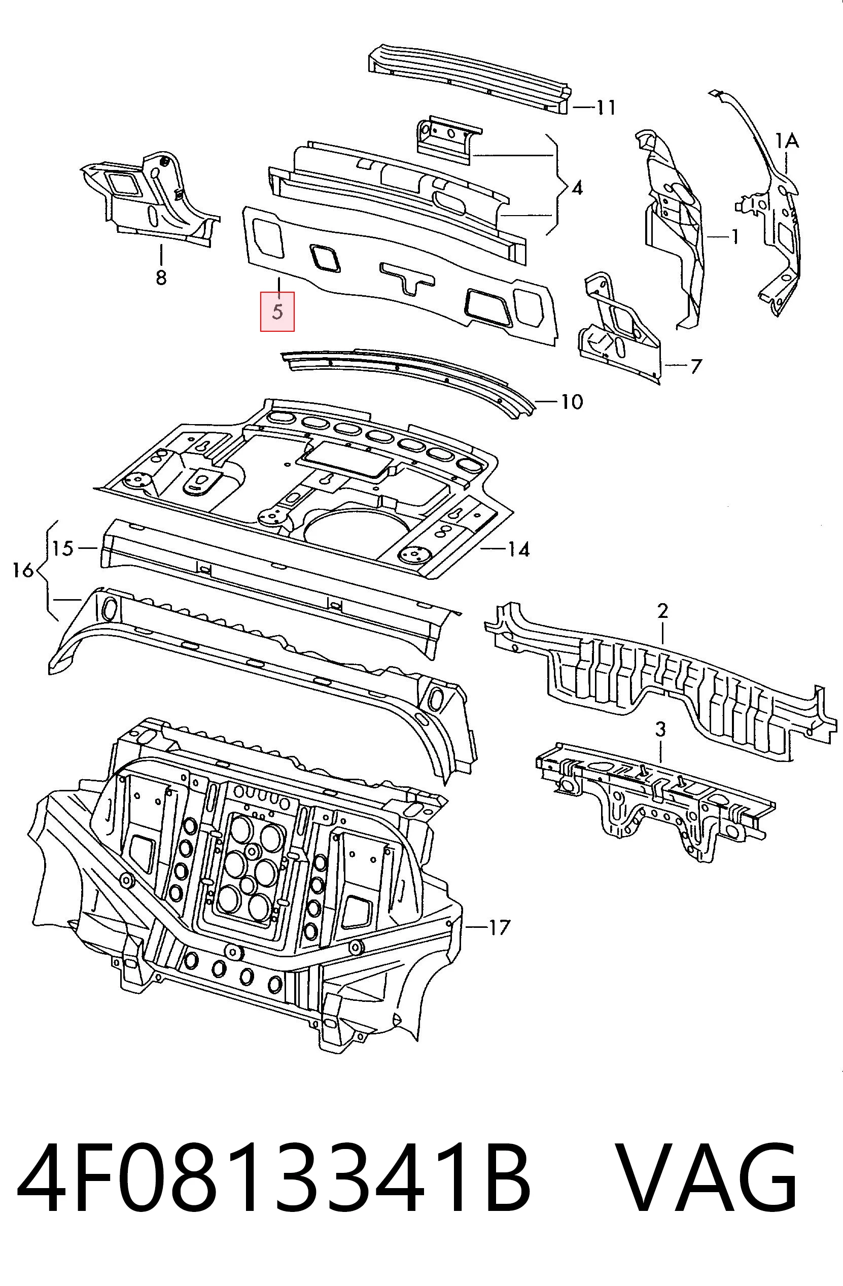 4F0813341B VAG 