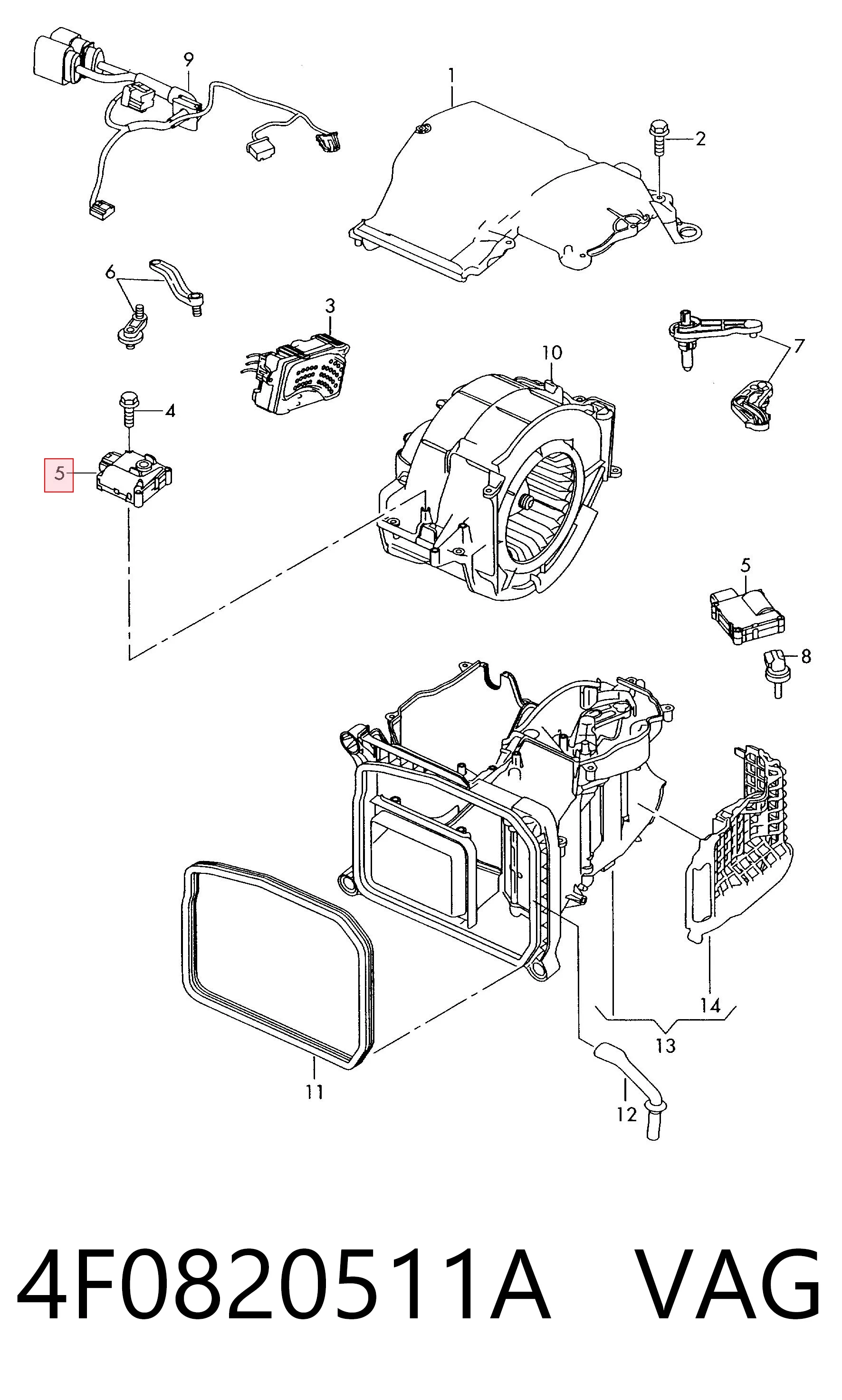 Двигун заслінки печі VAG 4F0820511A ціна, від 12.56 USD