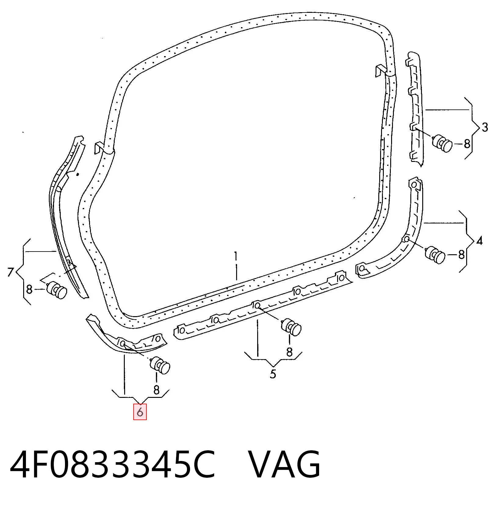 4F0833345C VAG 