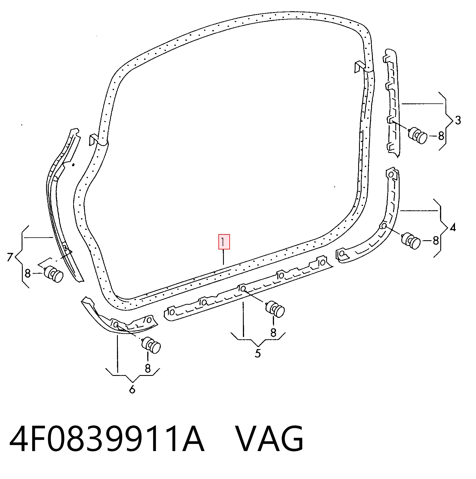 4F0839911A VAG 