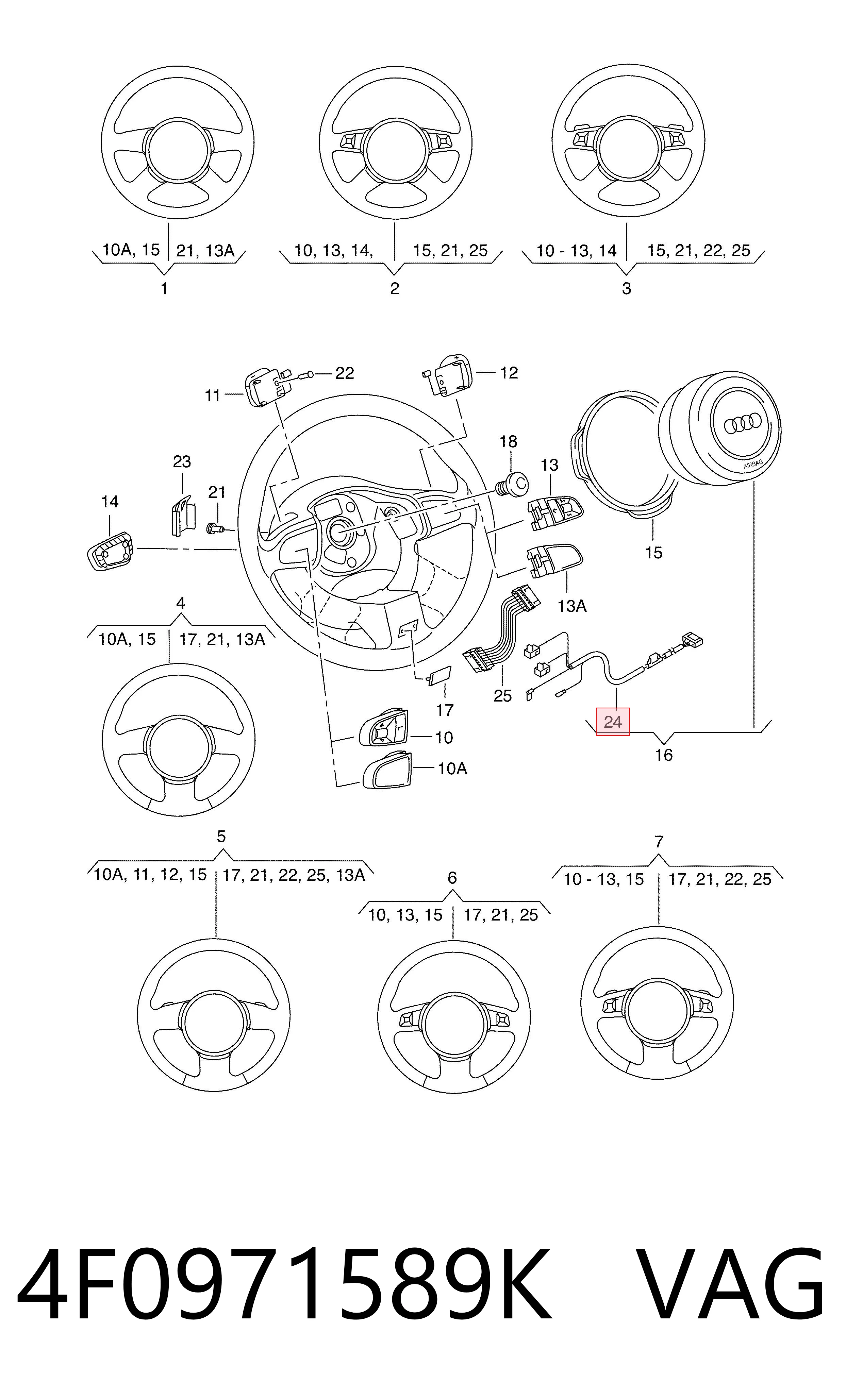 4F0971589K VAG 