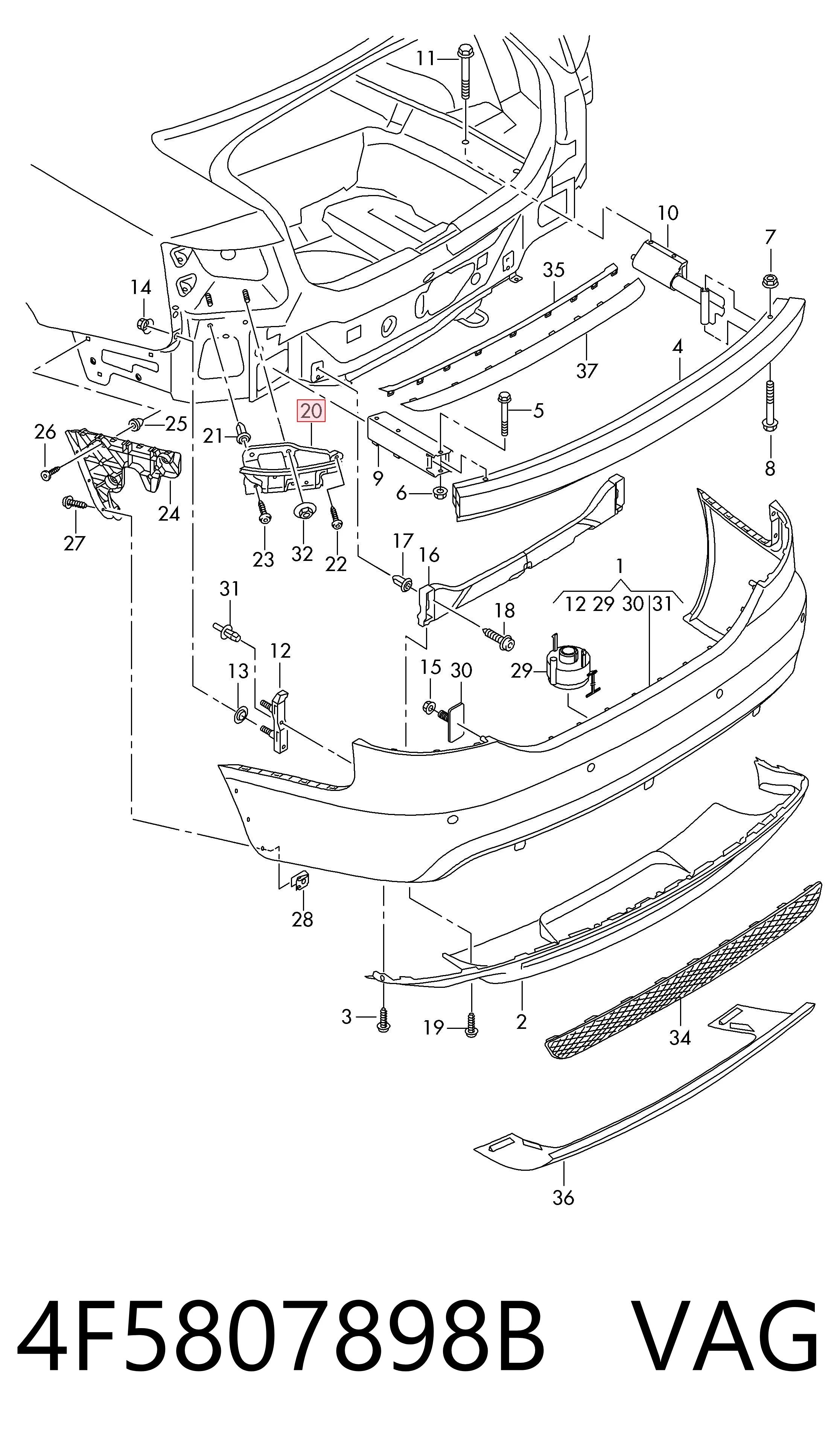 4F5807898B VAG 