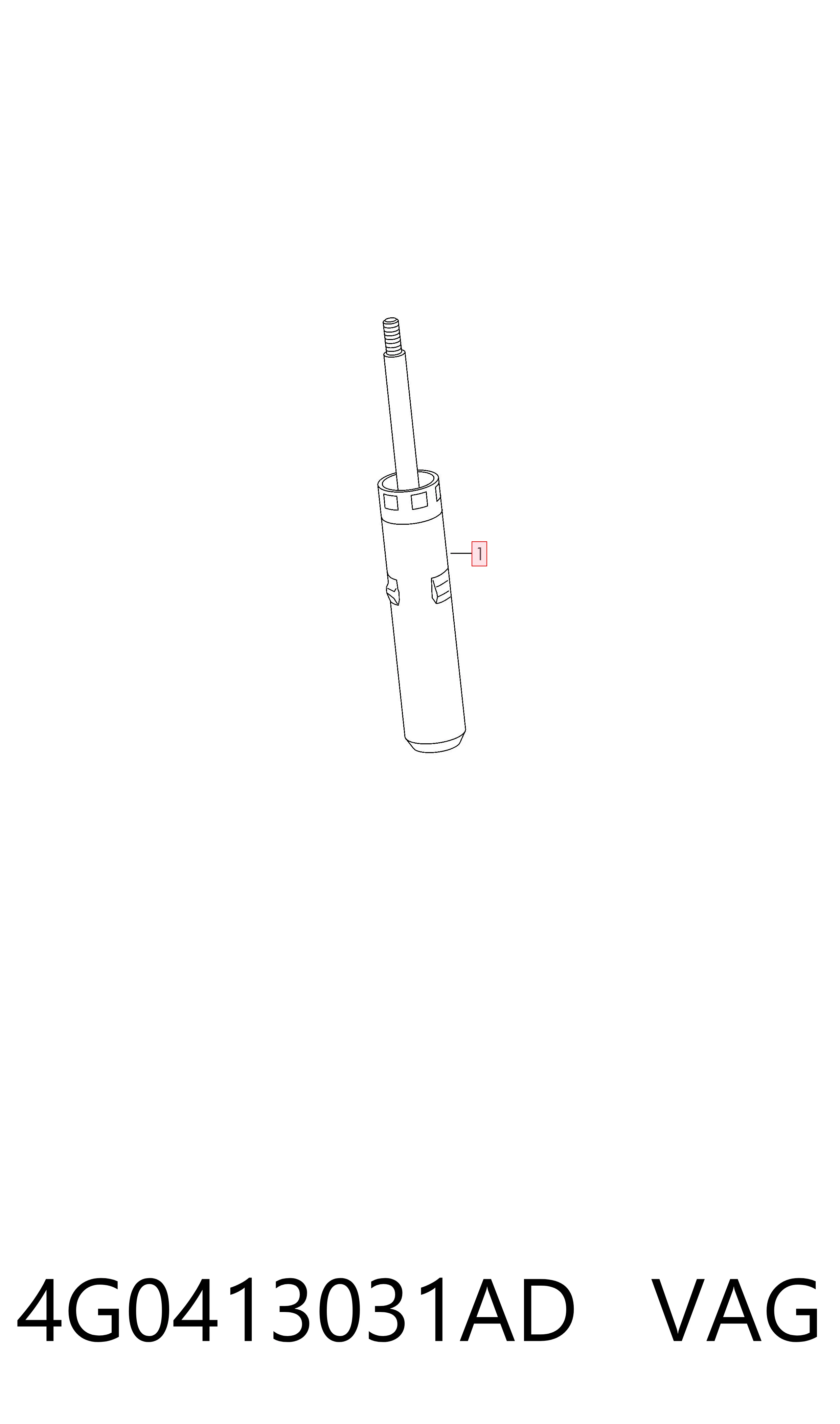 4G0413031AD VAG Стійка передня