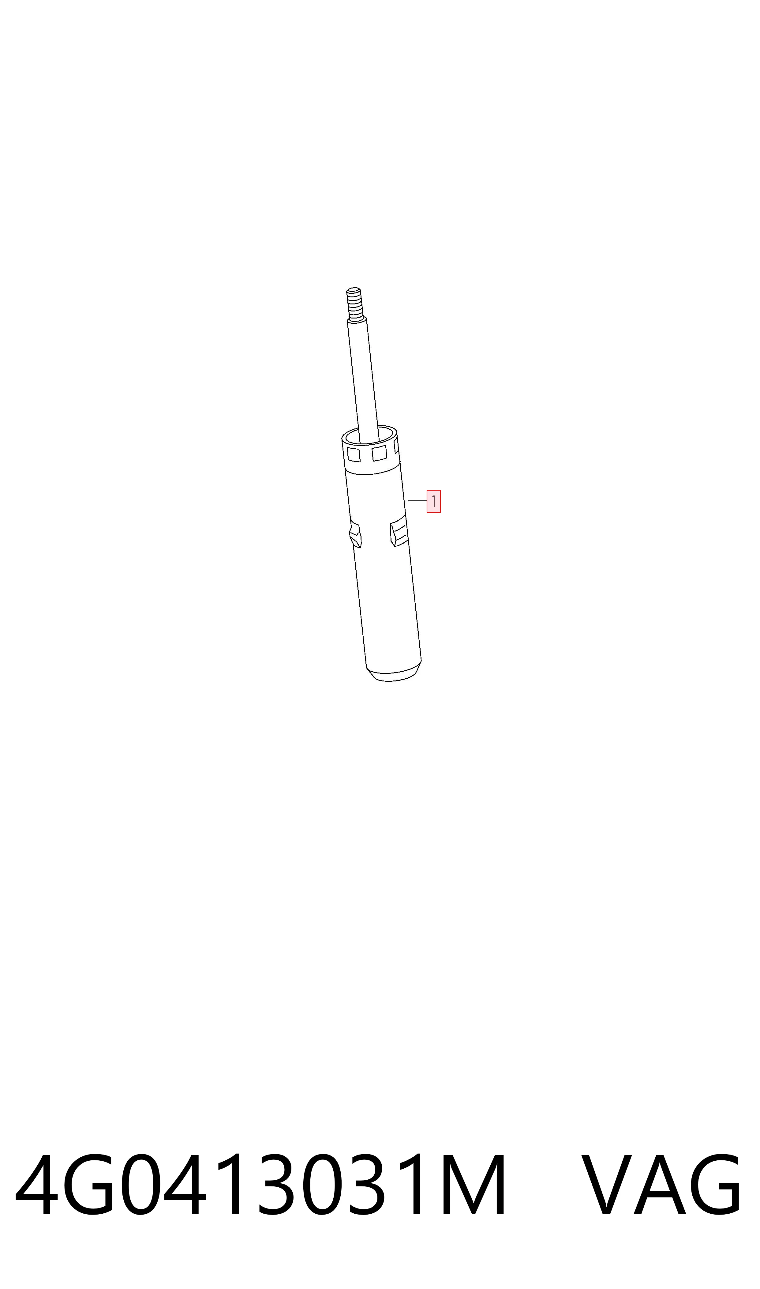 4G0413031M VAG Стійка передня