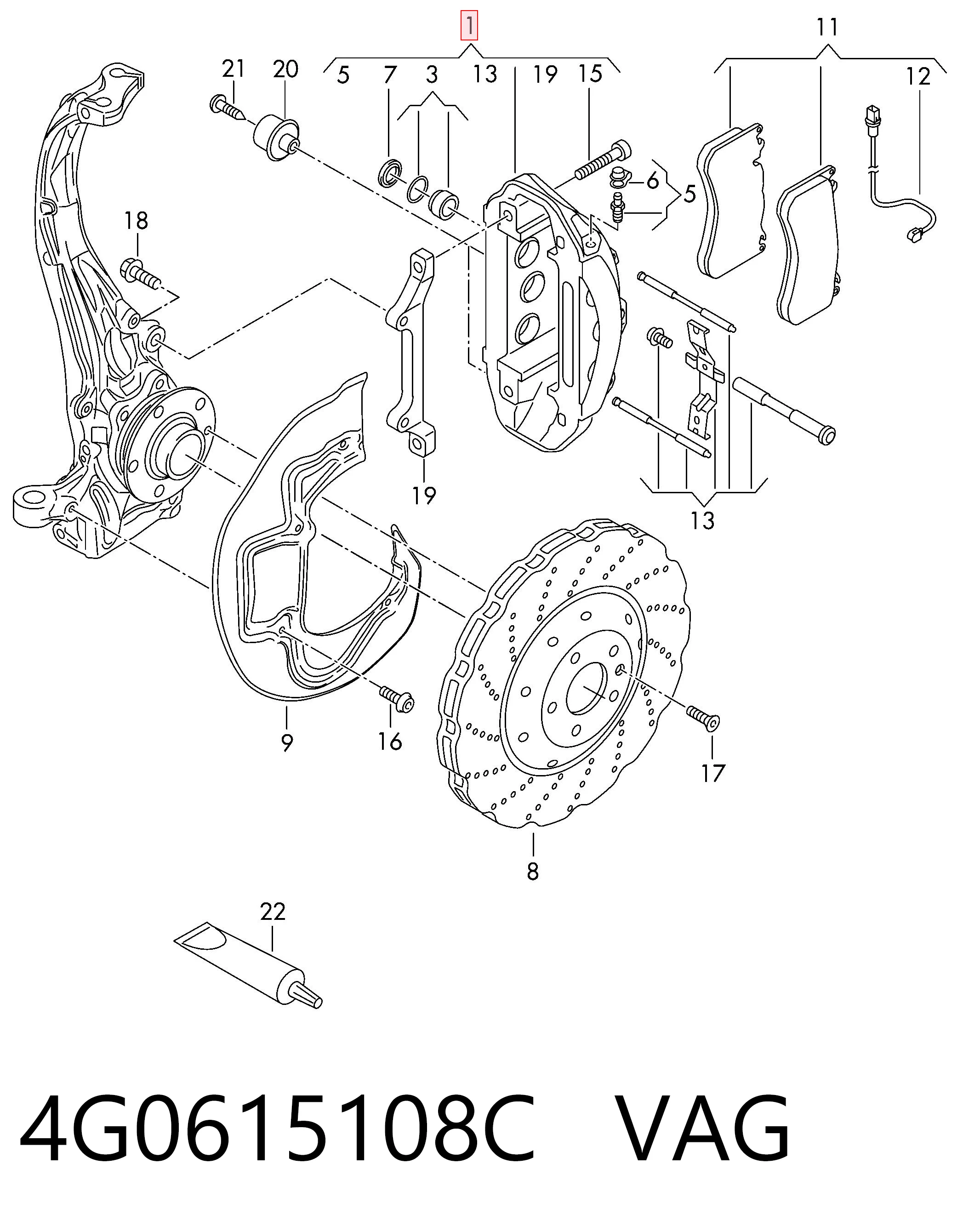 4G0615108C VAG