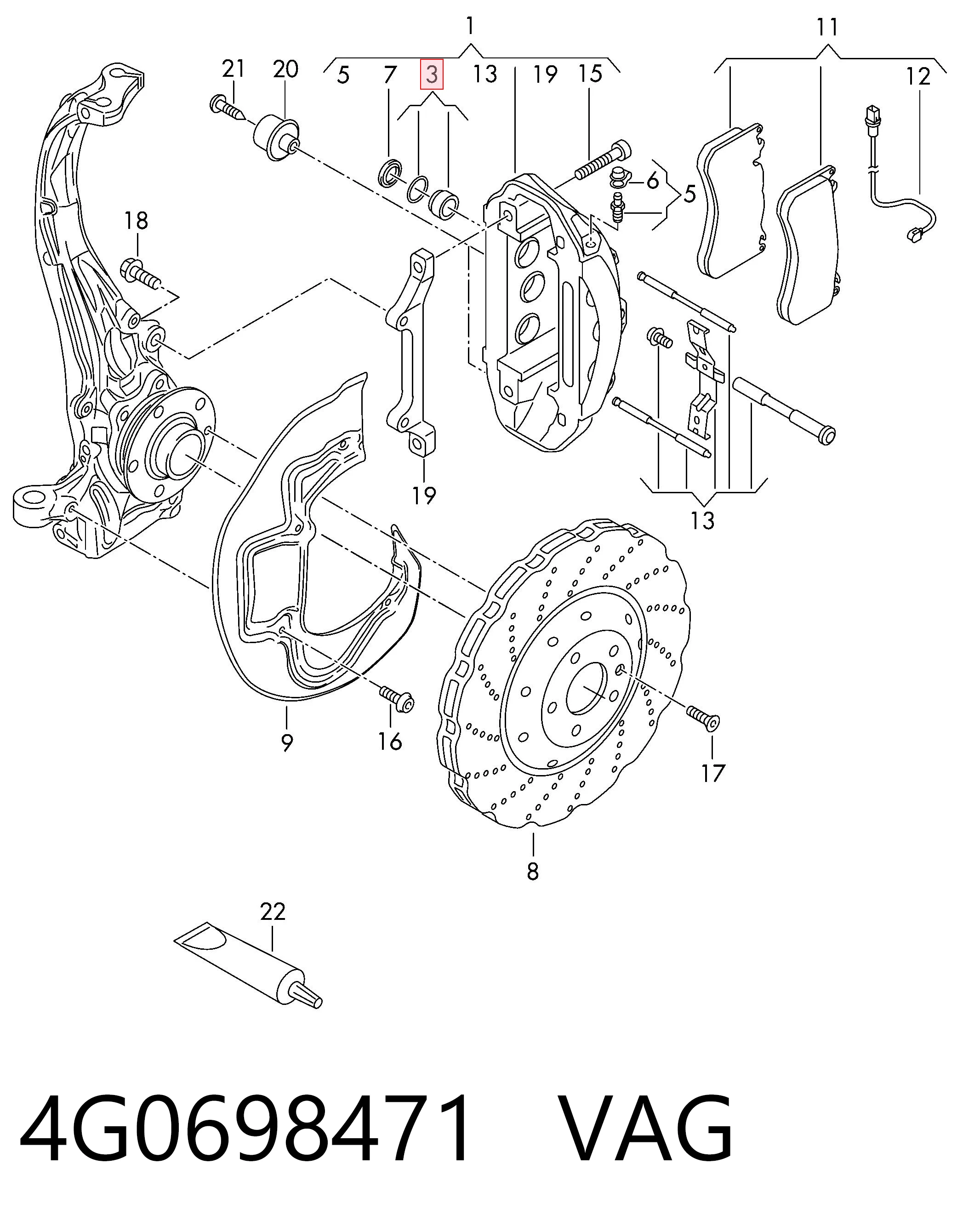 4G0698471 VAG