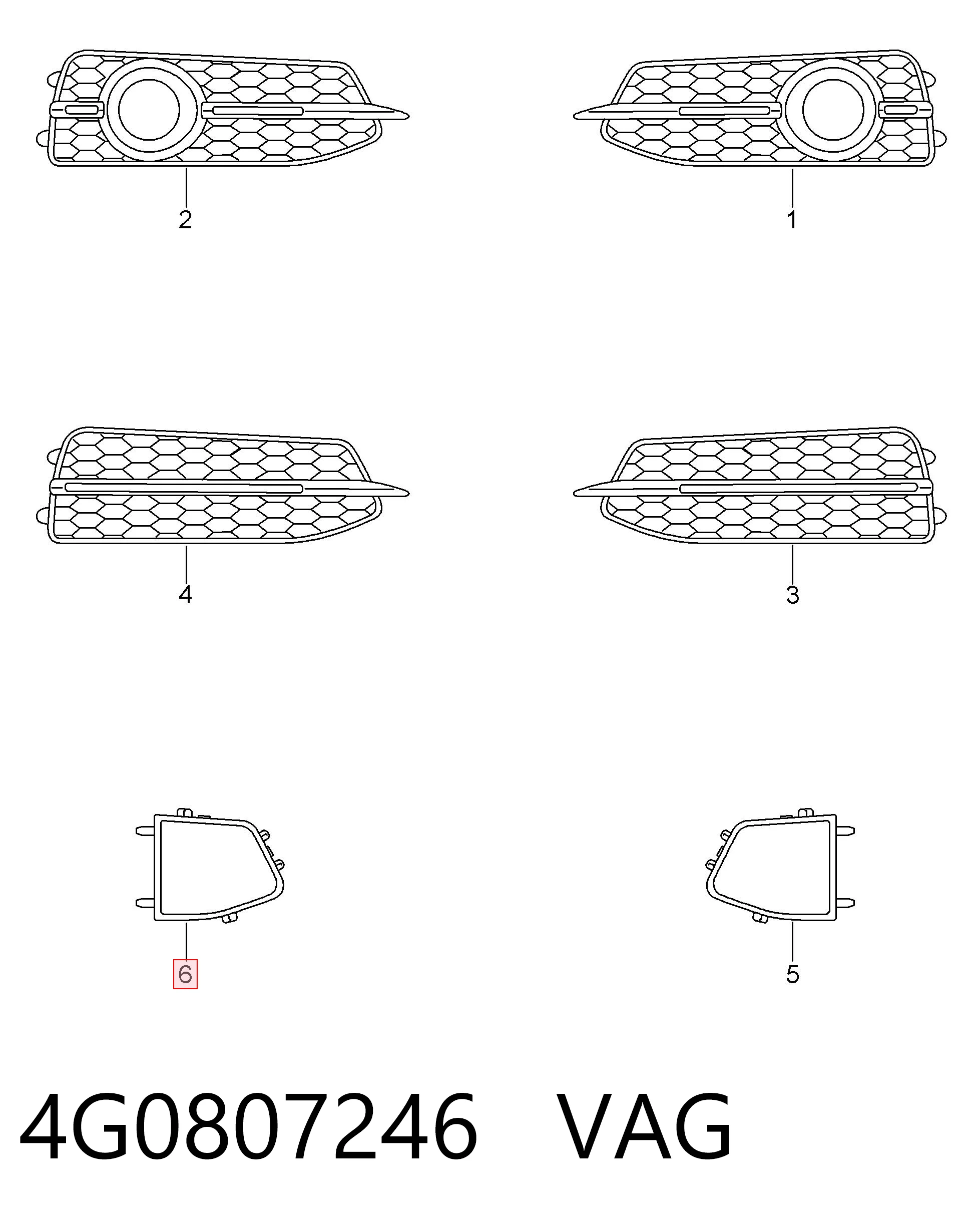 4G0807246 VAG 