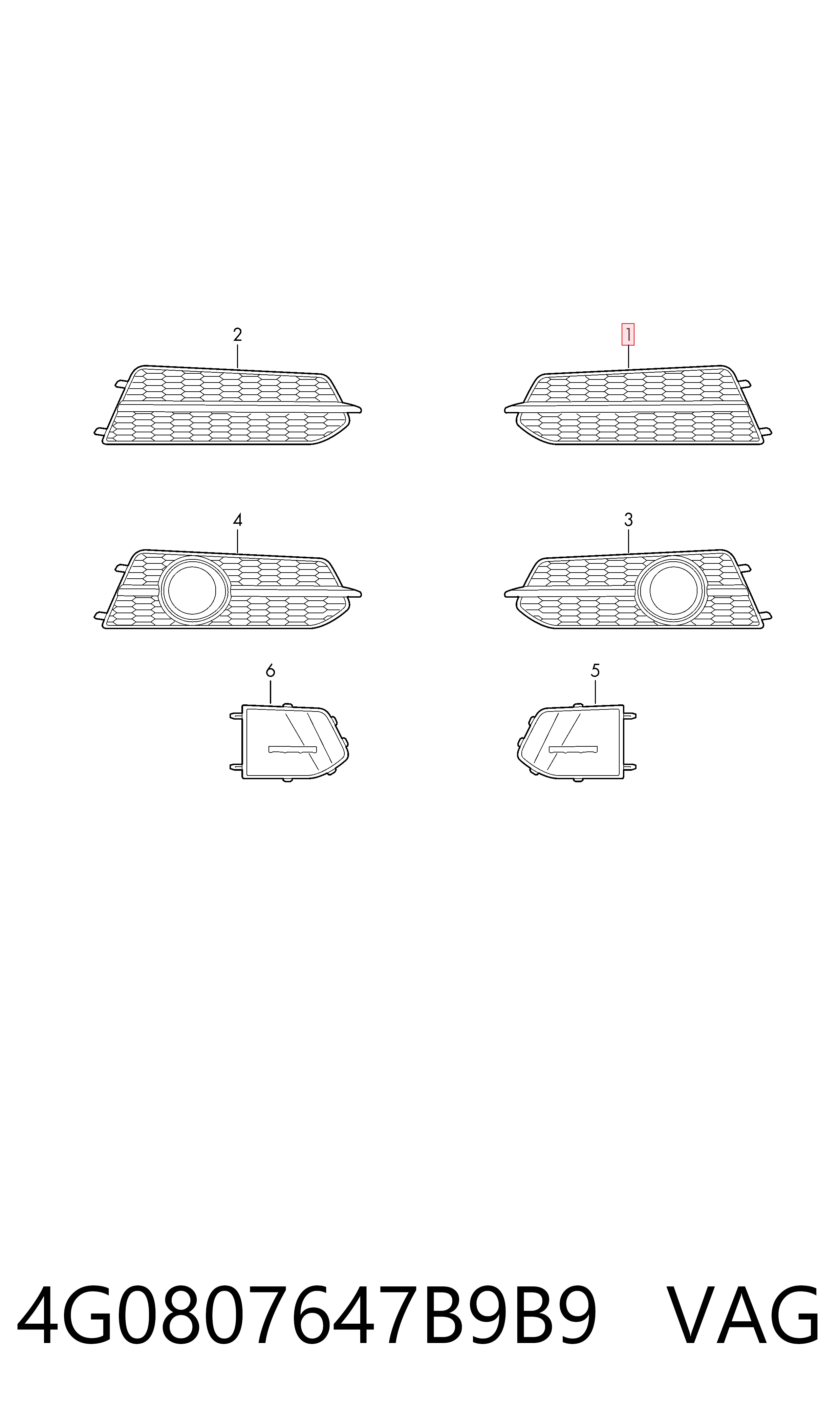 AD6001026AL Rhino Заглушка протитуманок, ліва