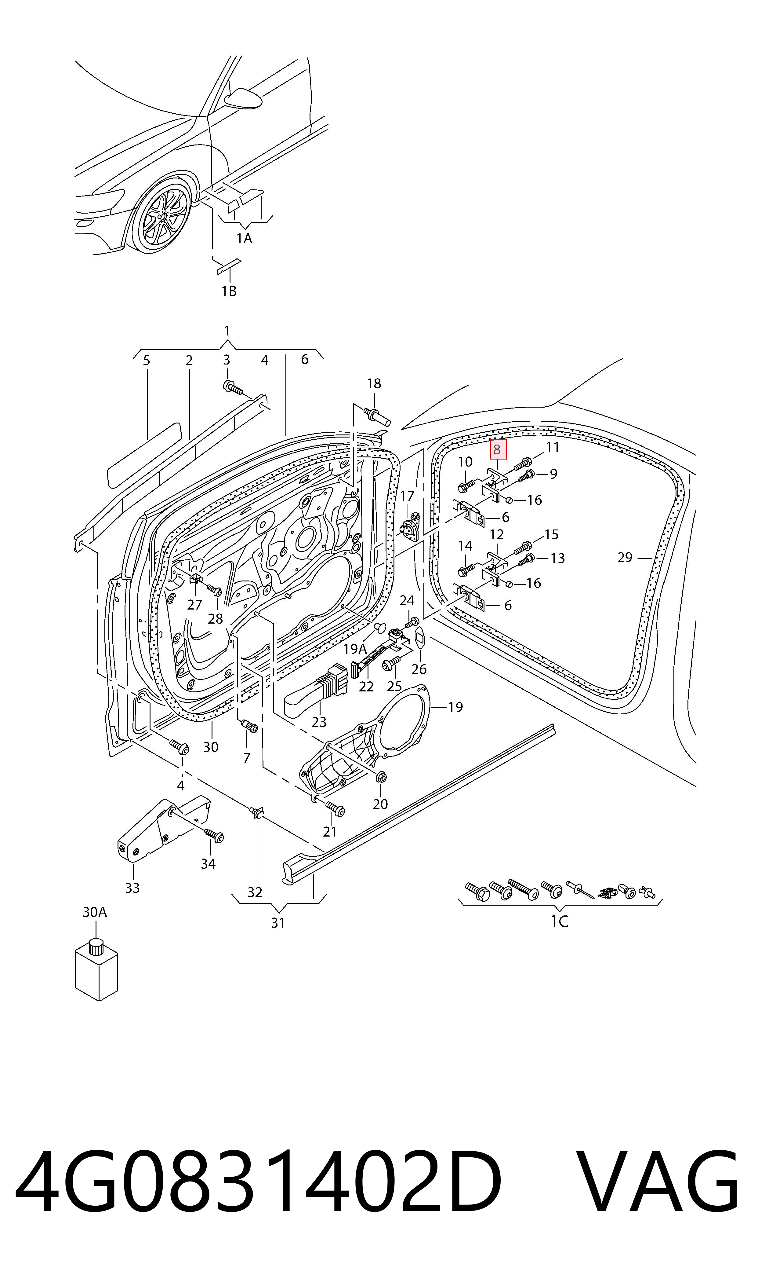 4G0831402D VAG 