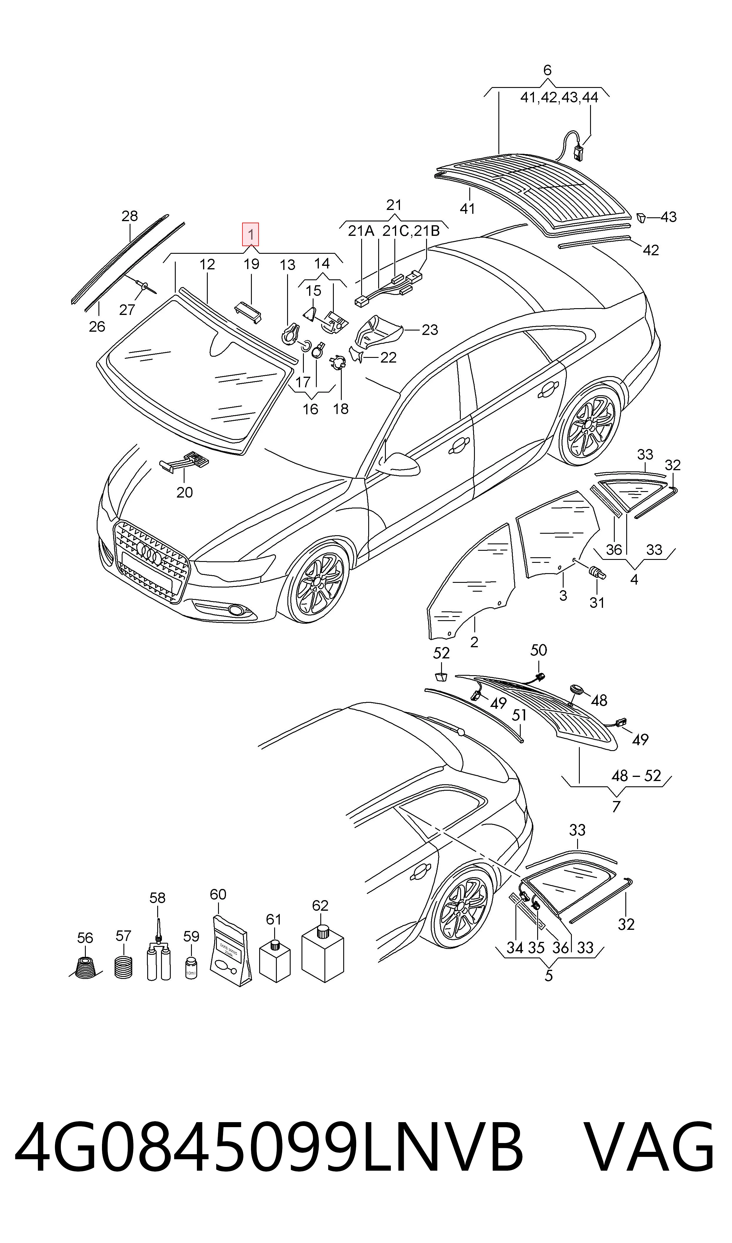 Автоскло AGC ST400215 ціна, від 535.58 USD