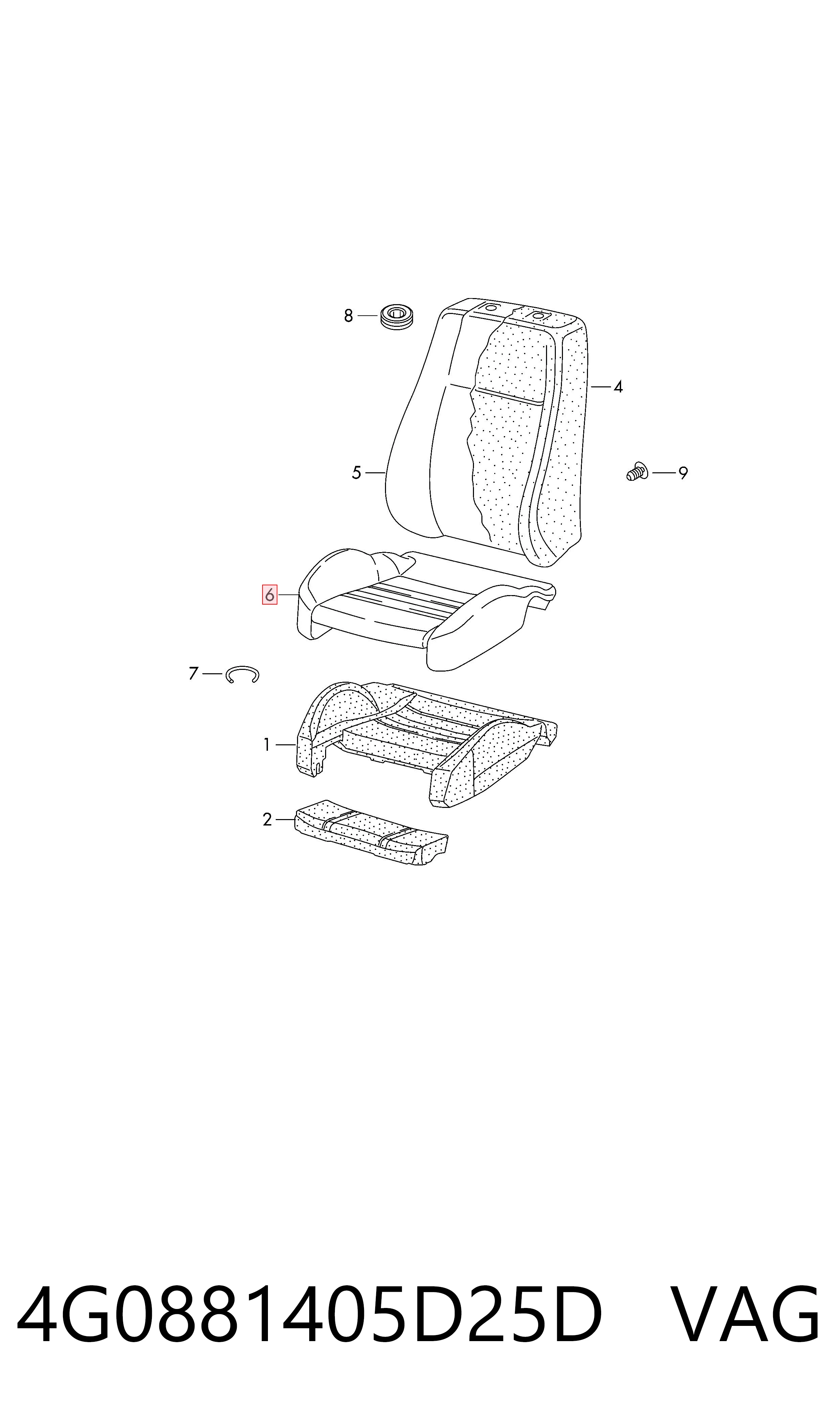  VAG 4G0881405D25D ціна, від 265.78 USD