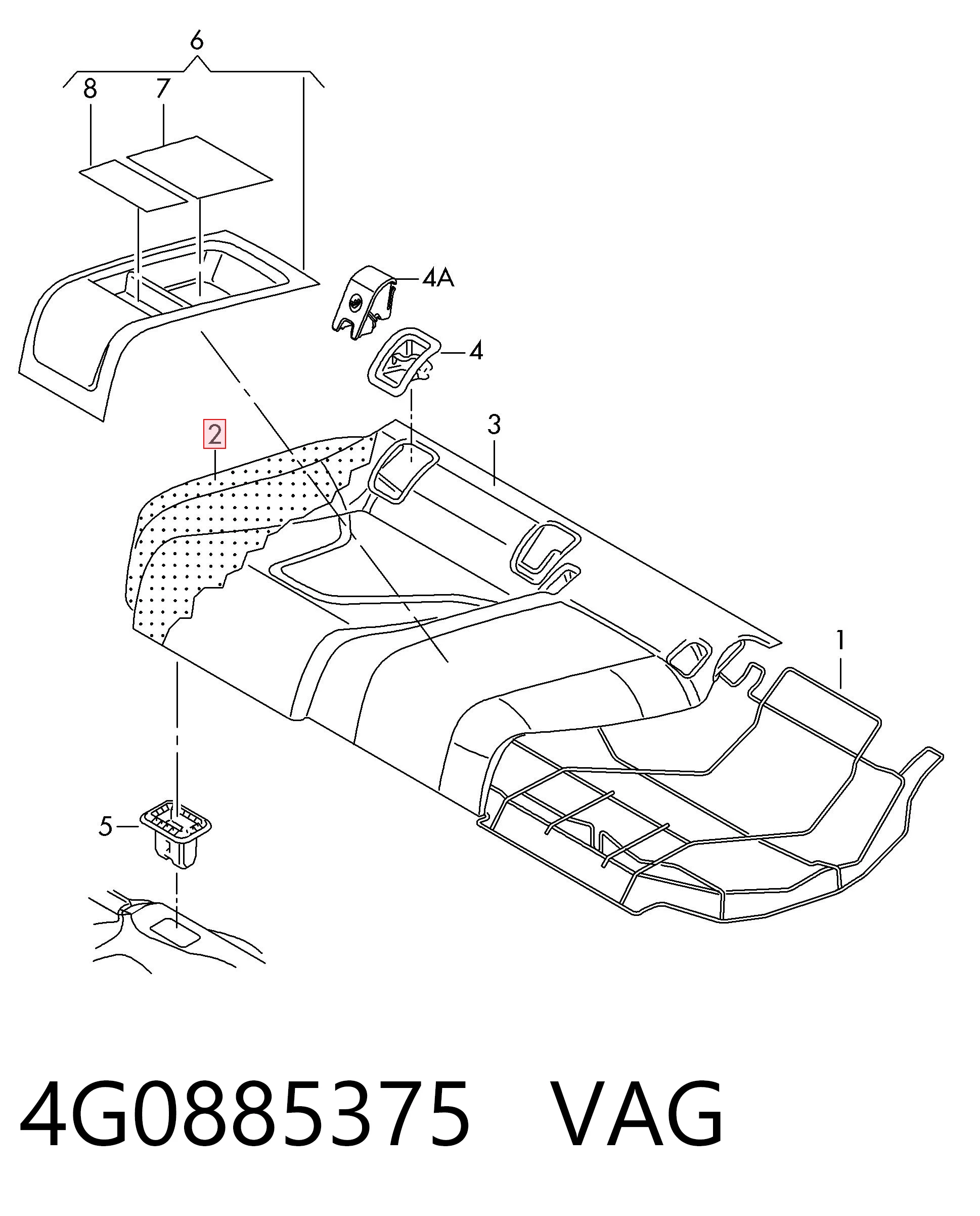  VAG 4G0885375 ціна, від 444.81 USD