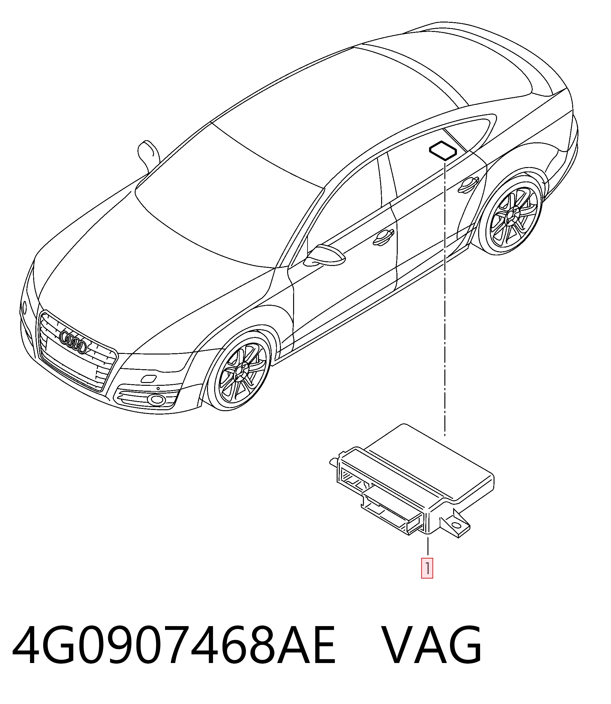 4G0907468AE VAG Прилади й апаратура діагностики