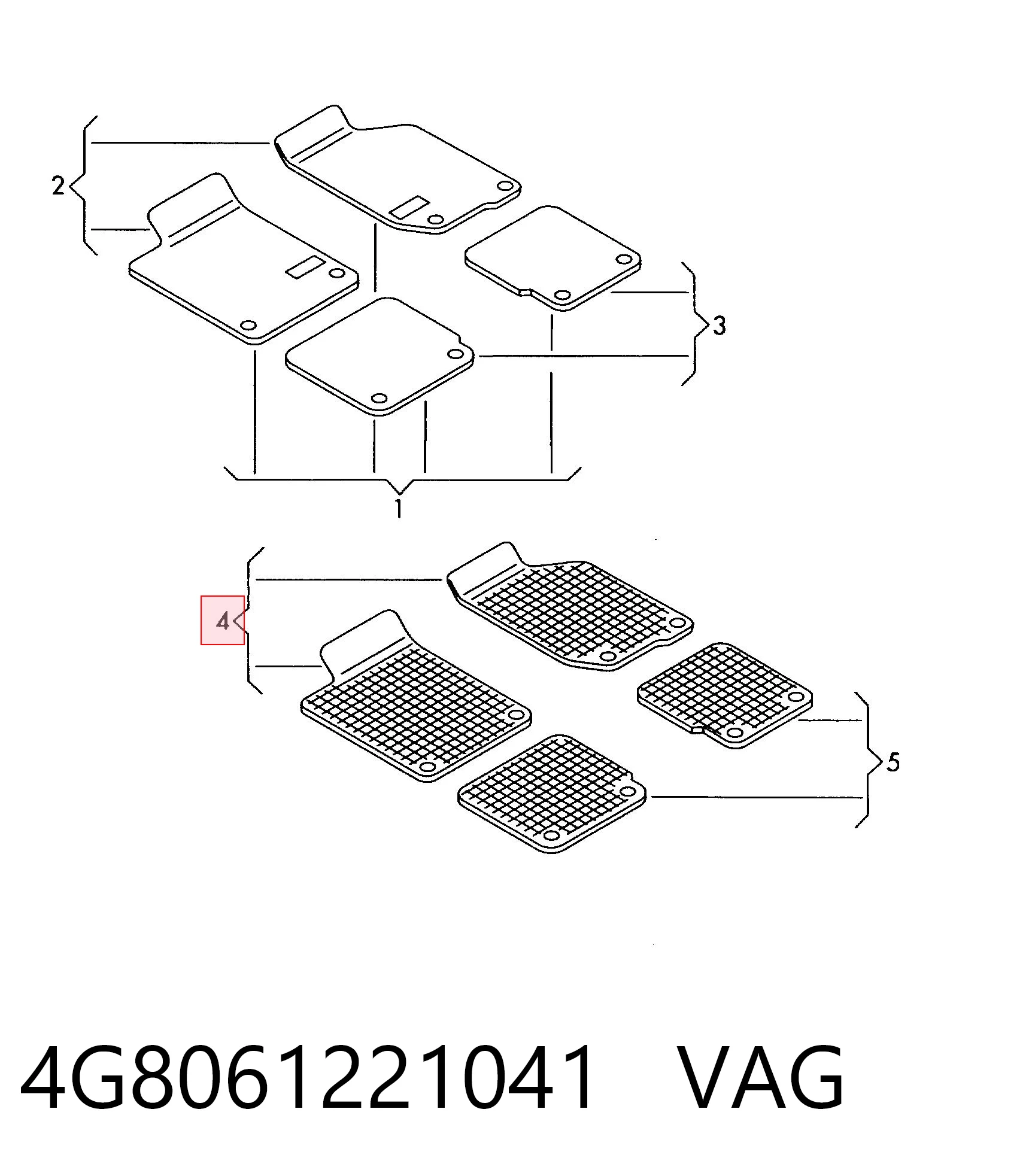 4G8061221041 VAG 