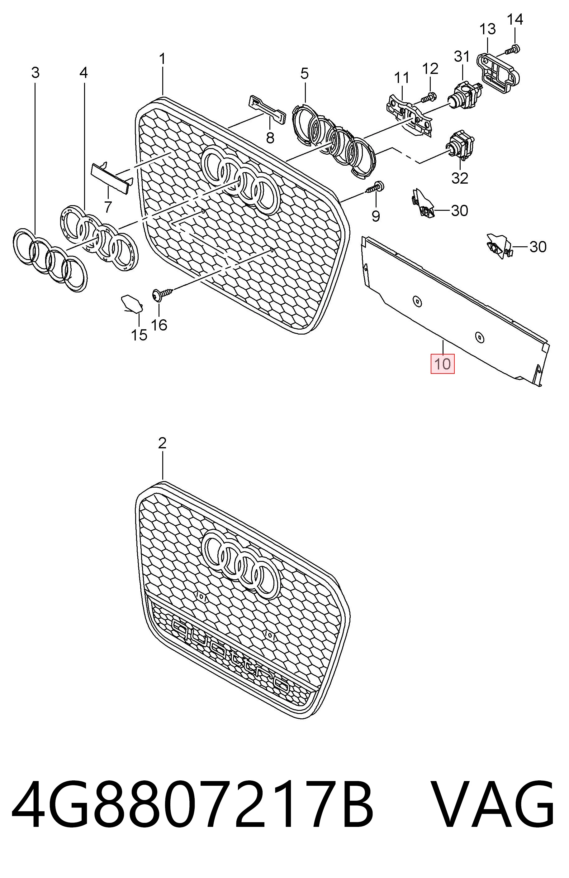 4G8807217B VAG 