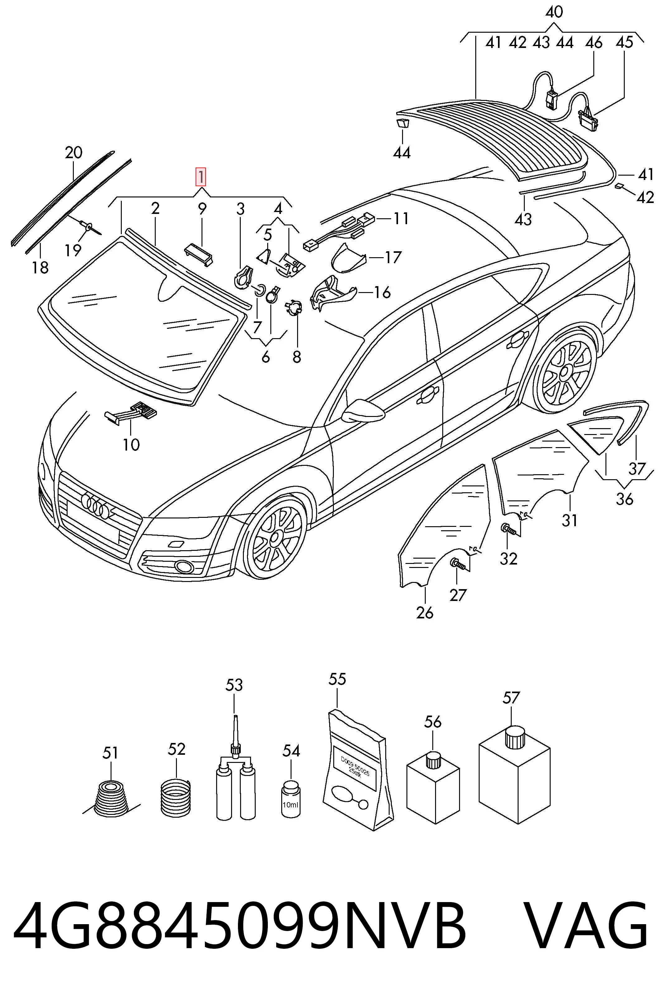 Автоскло XYG AB66615A ціна, від 112.72 USD
