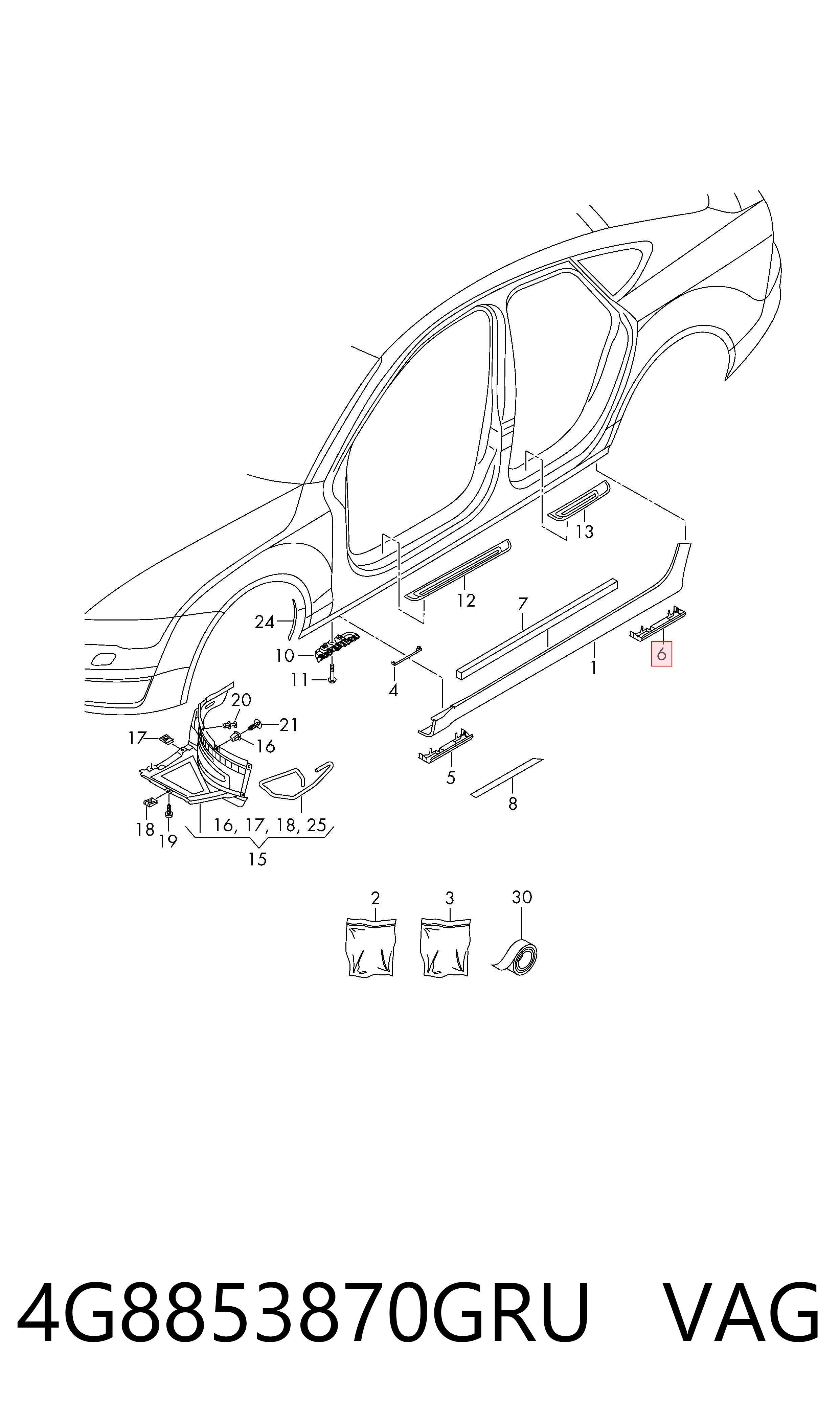 4G8853870GRU VAG 
