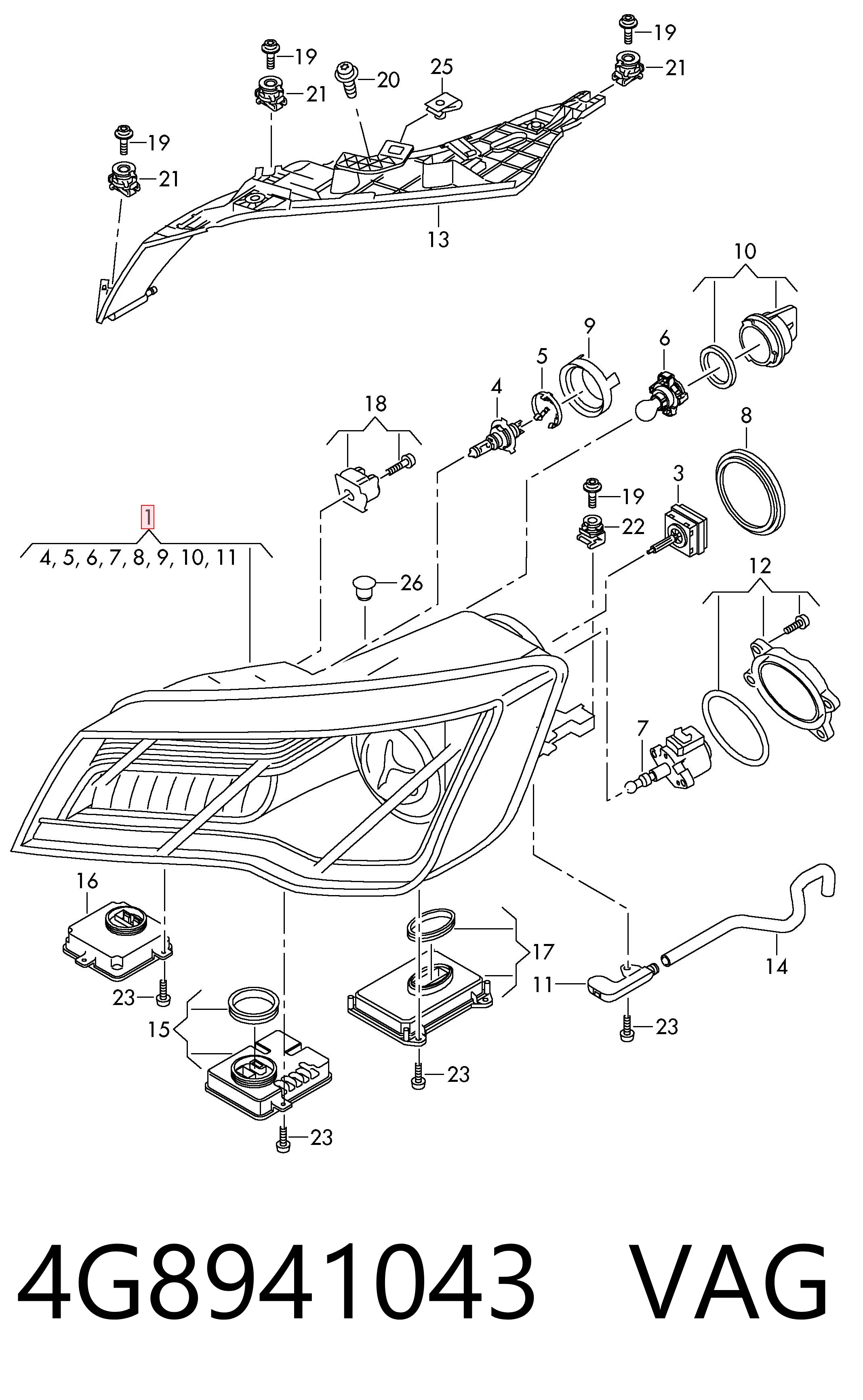 Фари Polcar 13G1091U ціна, від 645.30 USD