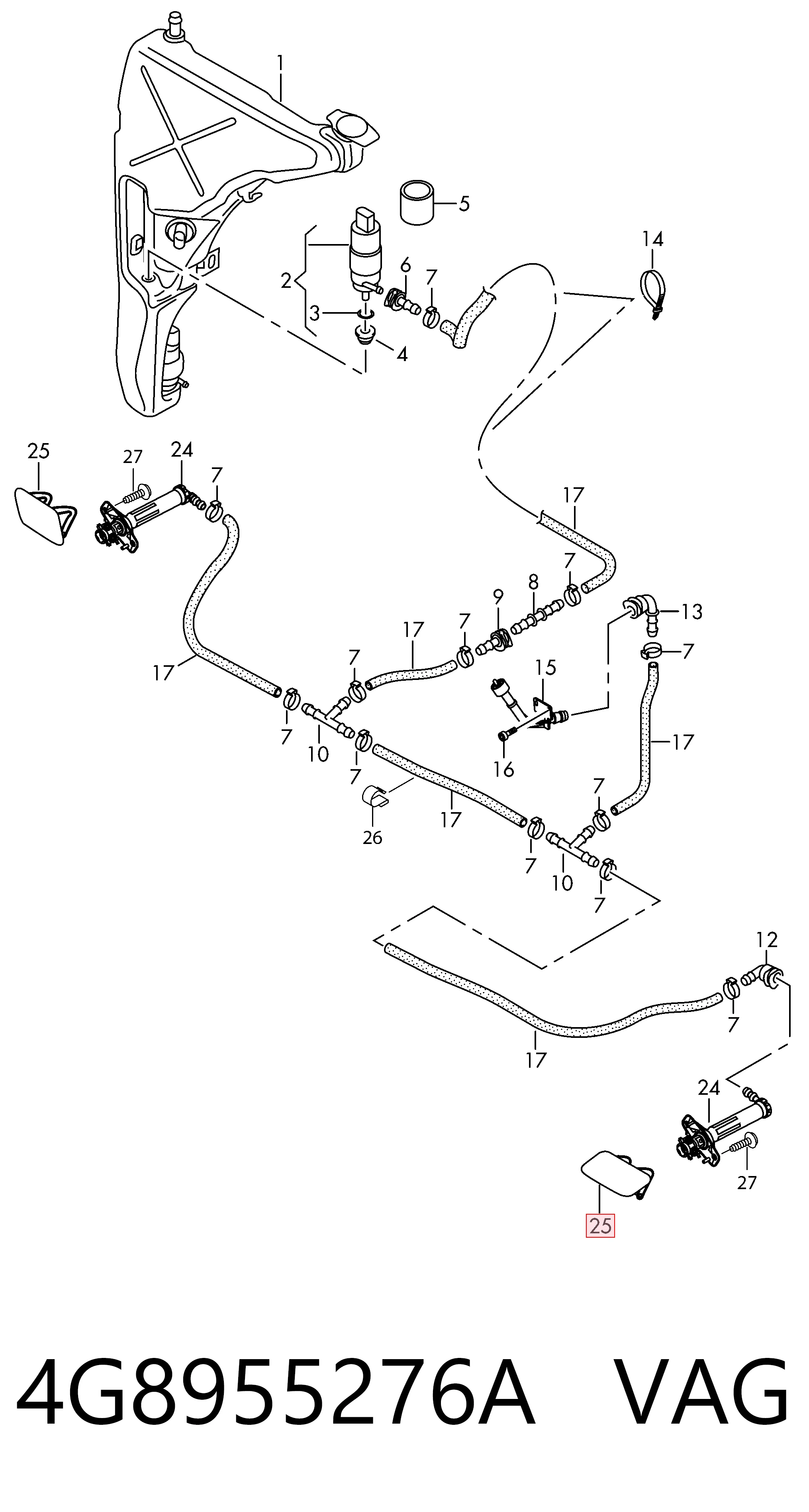4G8955276A VAG 