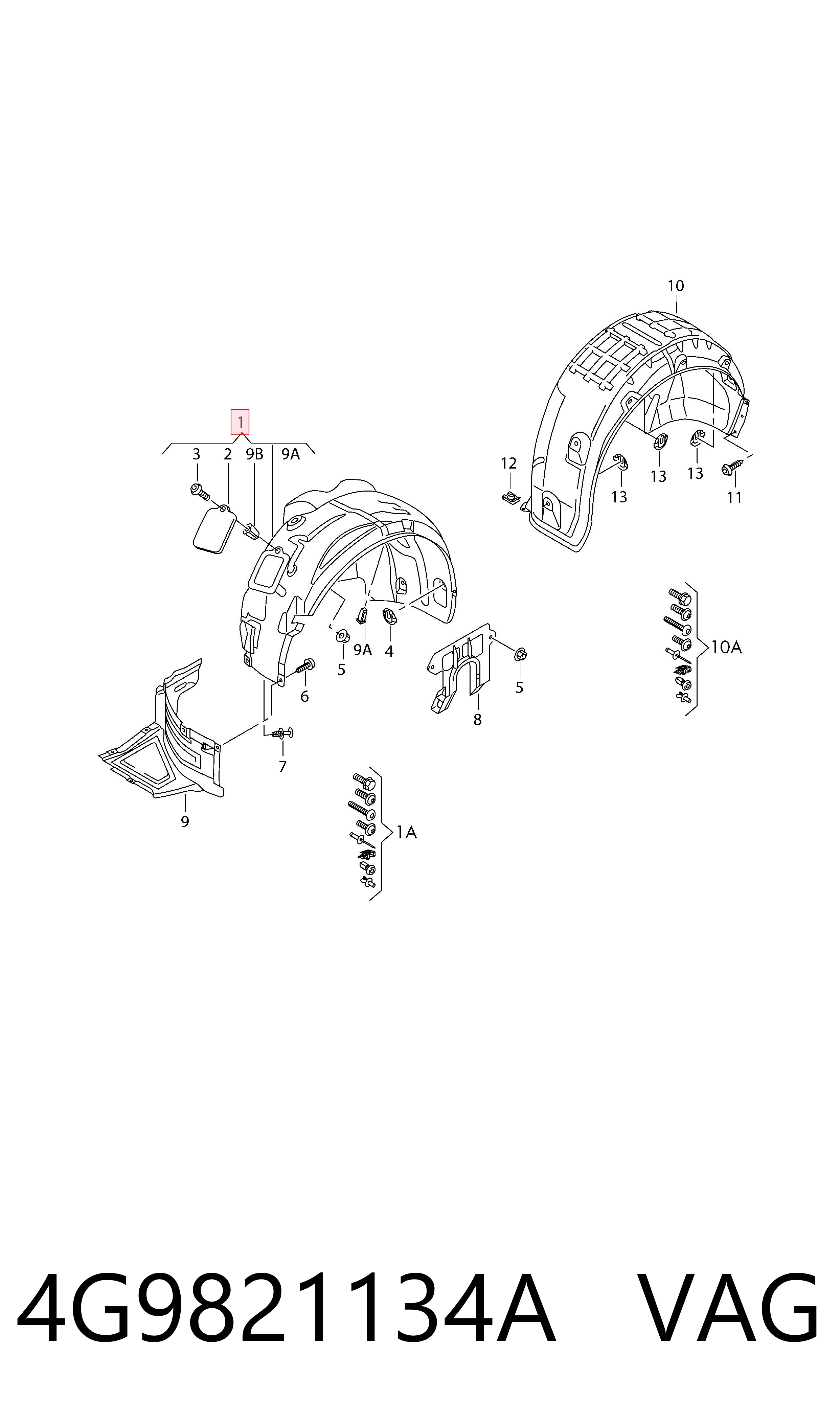 4G9821134A VAG 