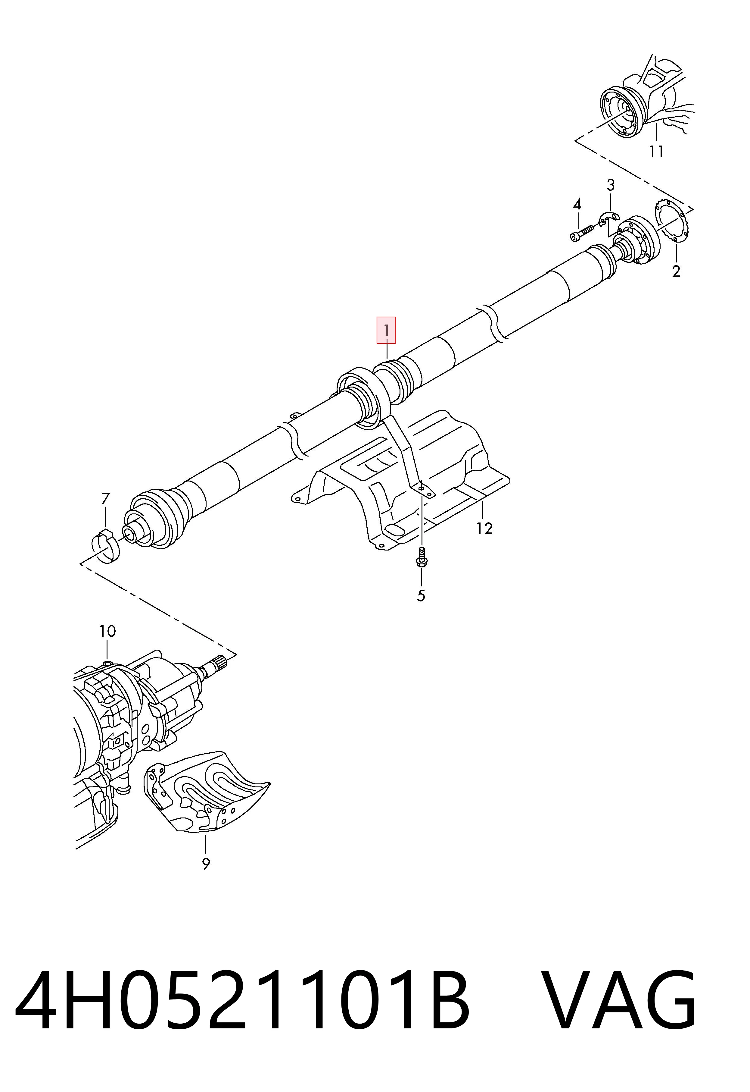 Підвісний підшипник карданного валу Ekimpar B03082172 ціна, від 34.73 USD