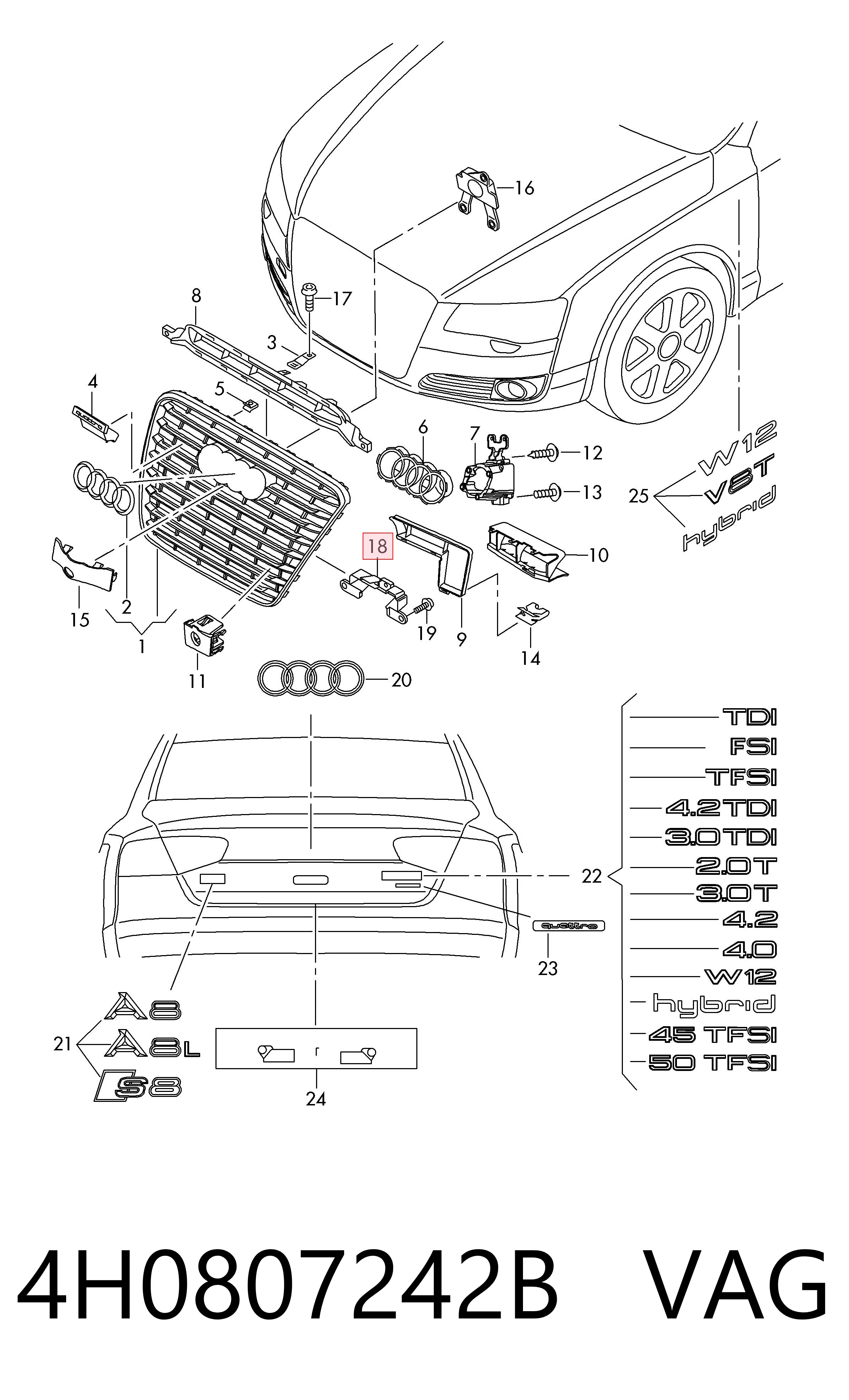 4H0807242B VAG 