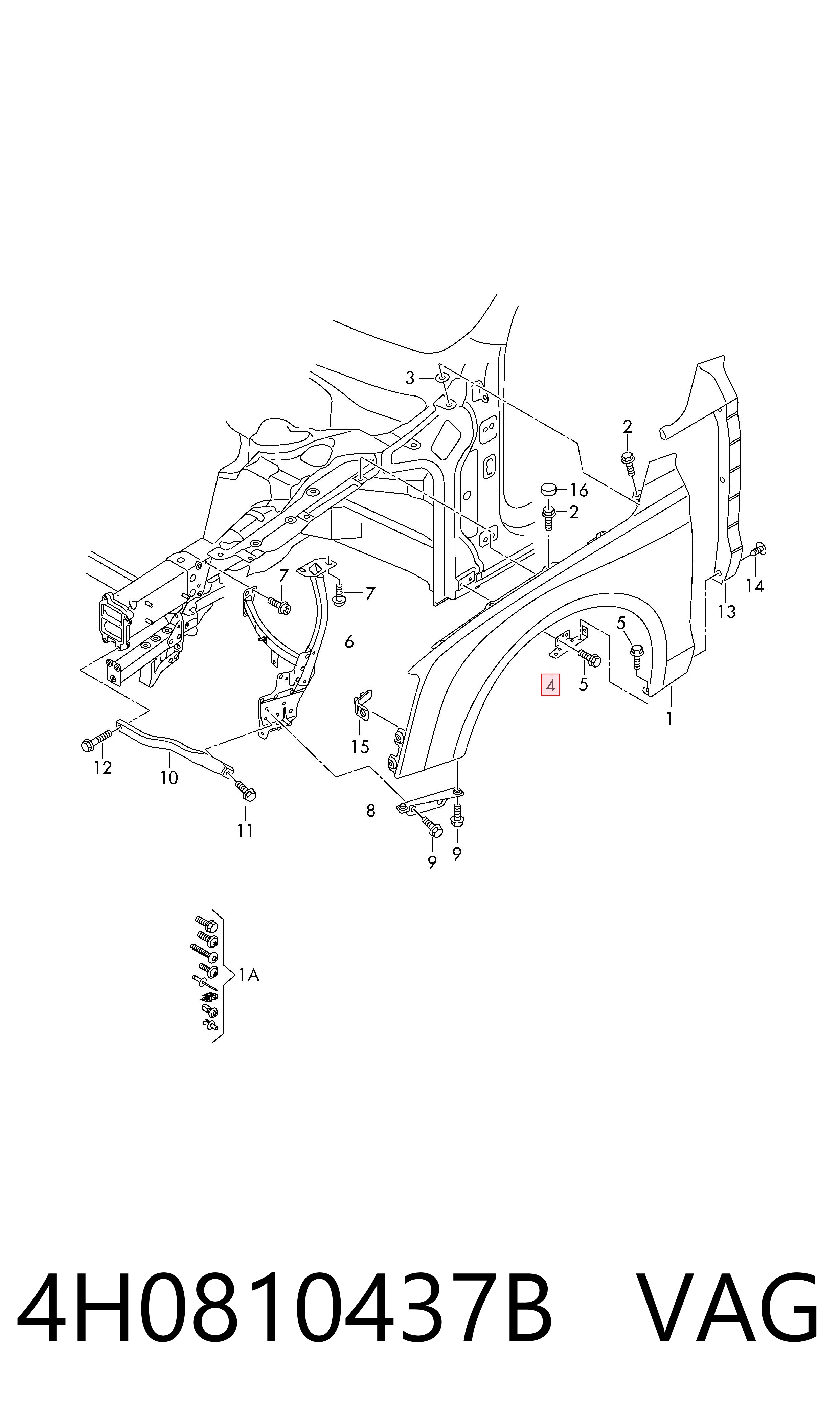 4H0810437B VAG 