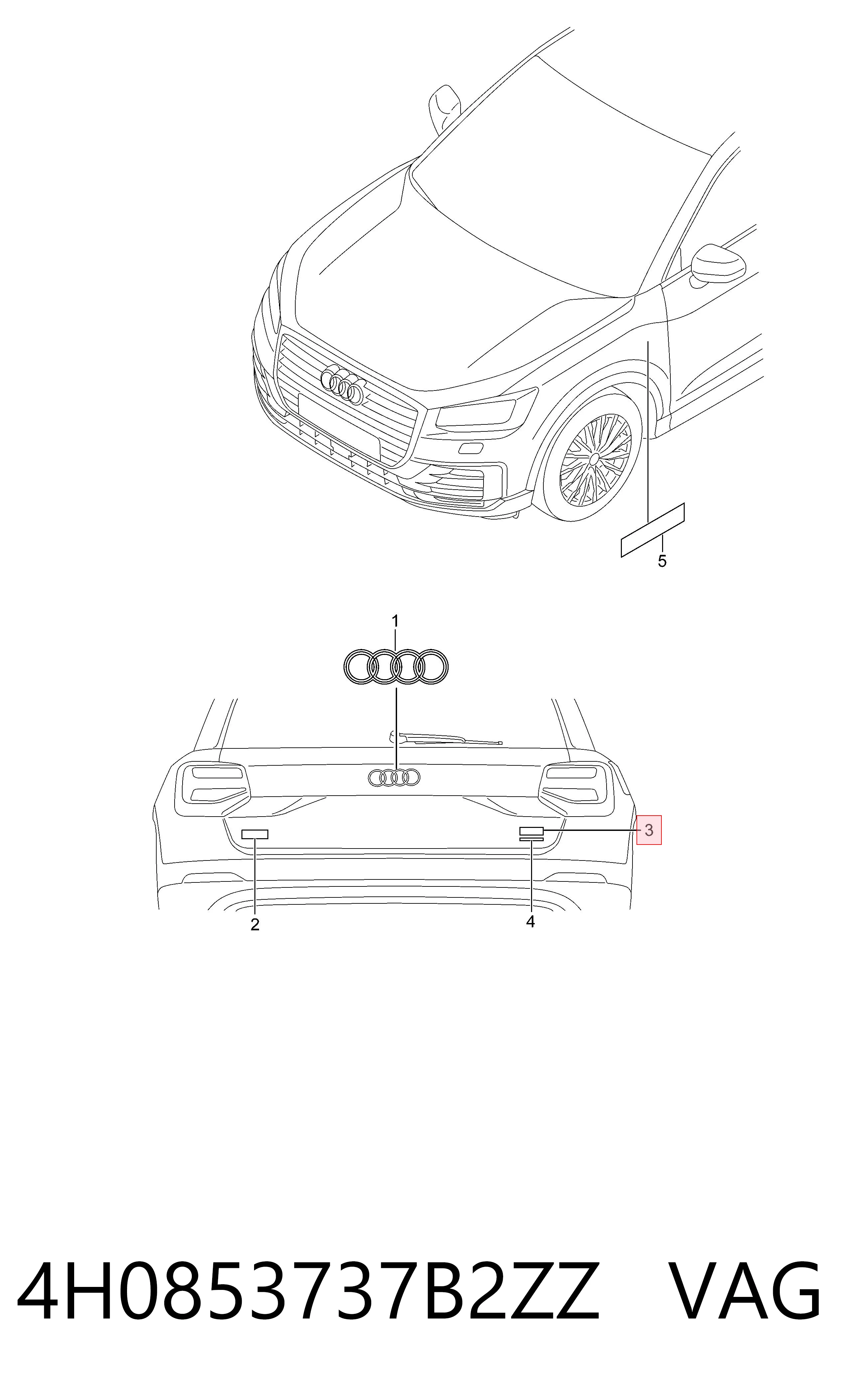  VAG 4H0853737B2ZZ ціна, від 15.62 USD