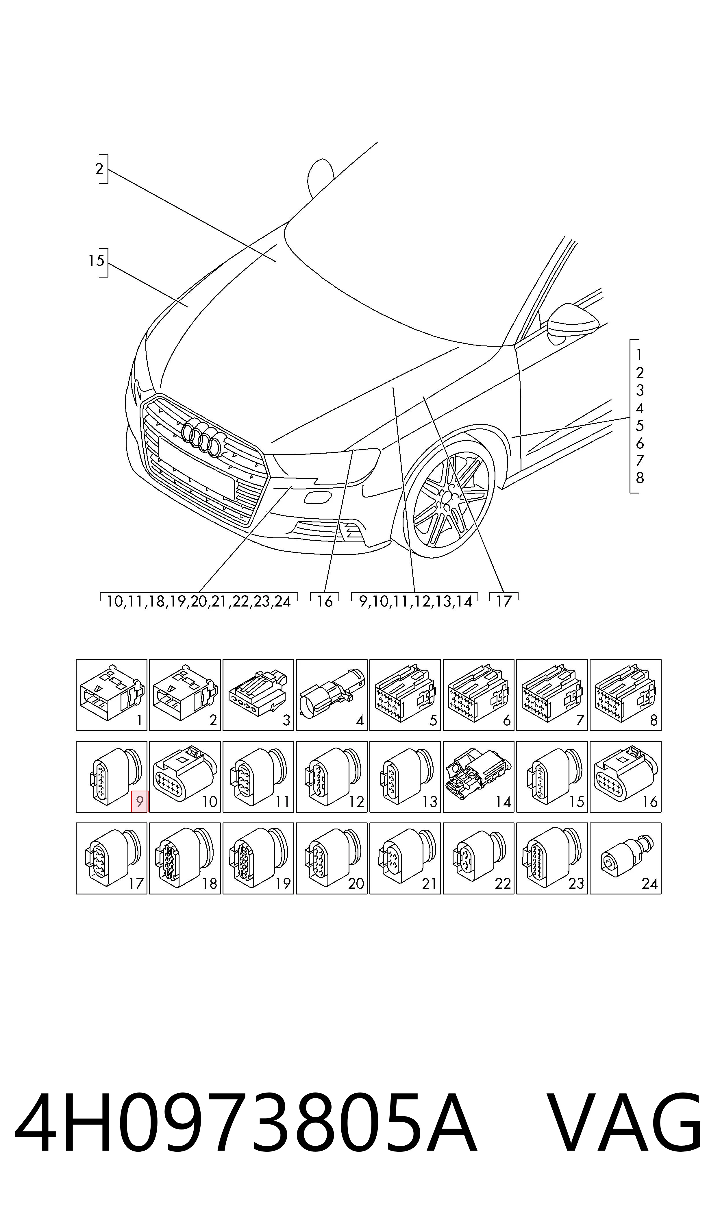 4H0973805A VAG 