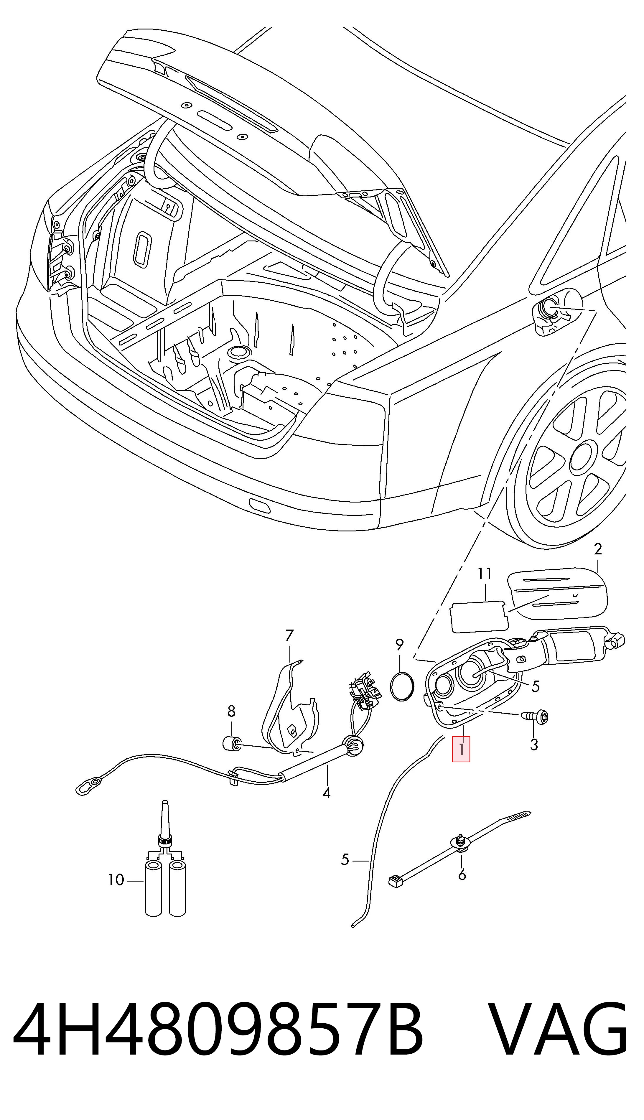 4H4809857B VAG 