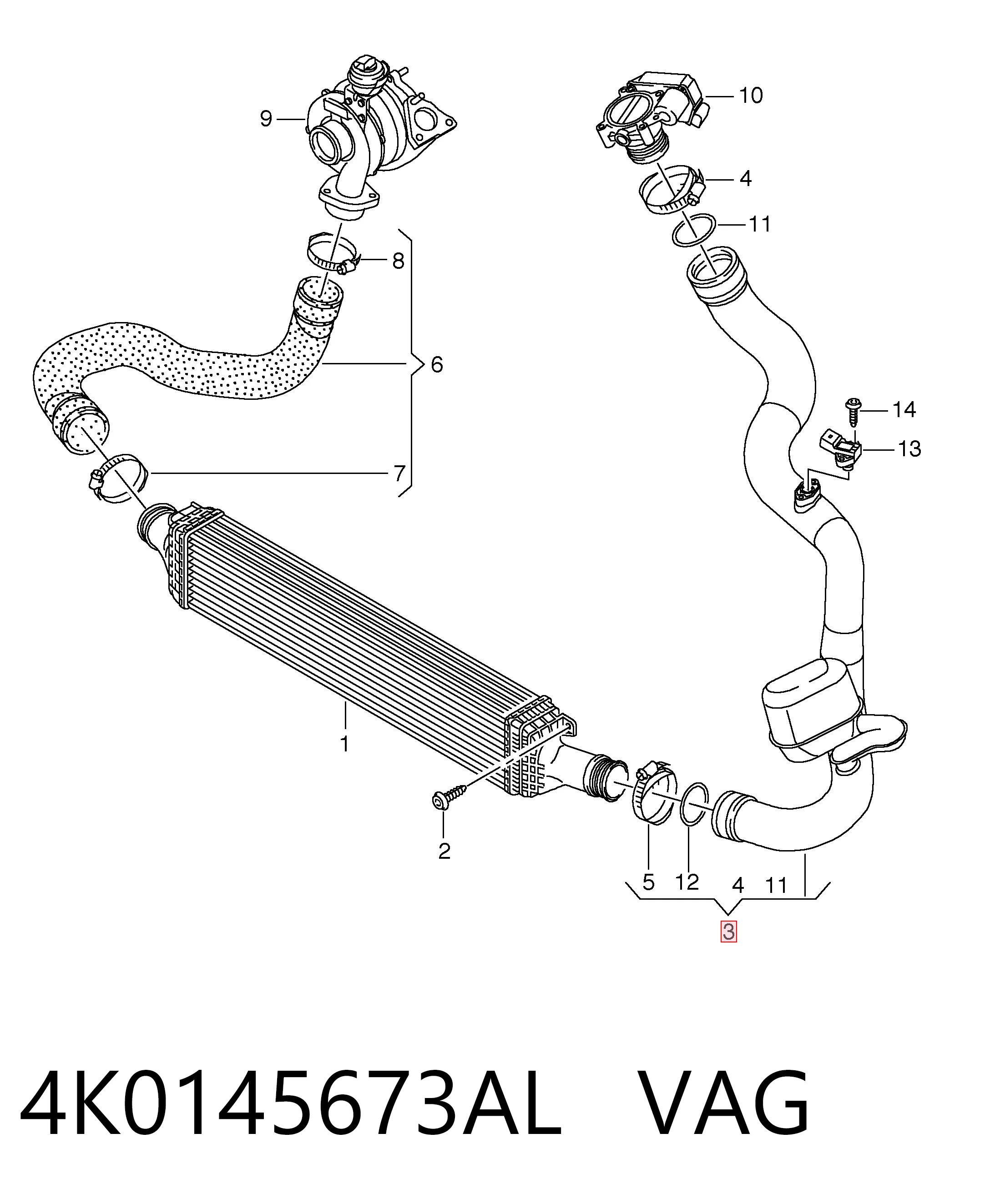 4K0145673AL VAG 