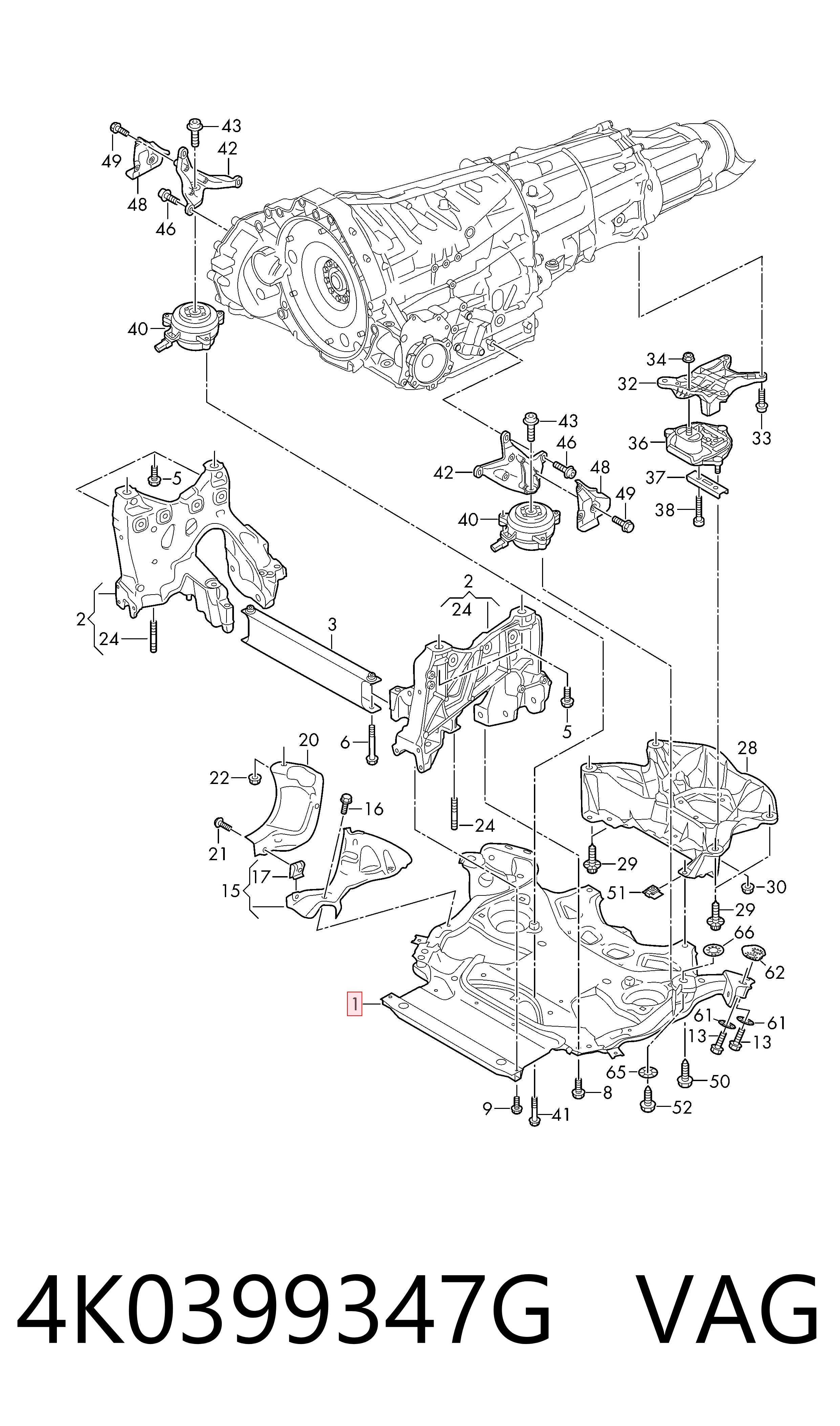  VAG 4K0399347G ціна, від 1168.17 USD