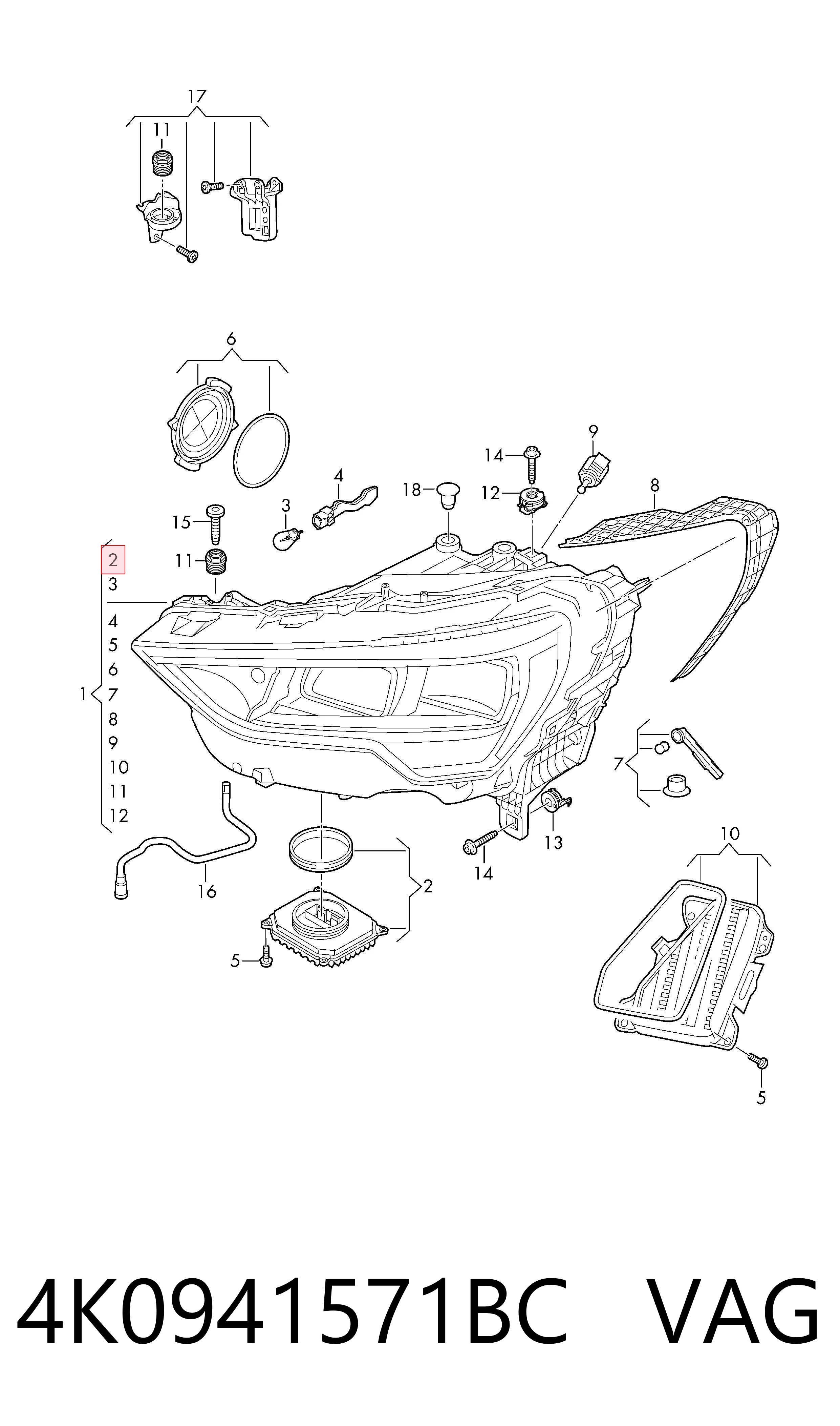 4K0941571BC VAG 