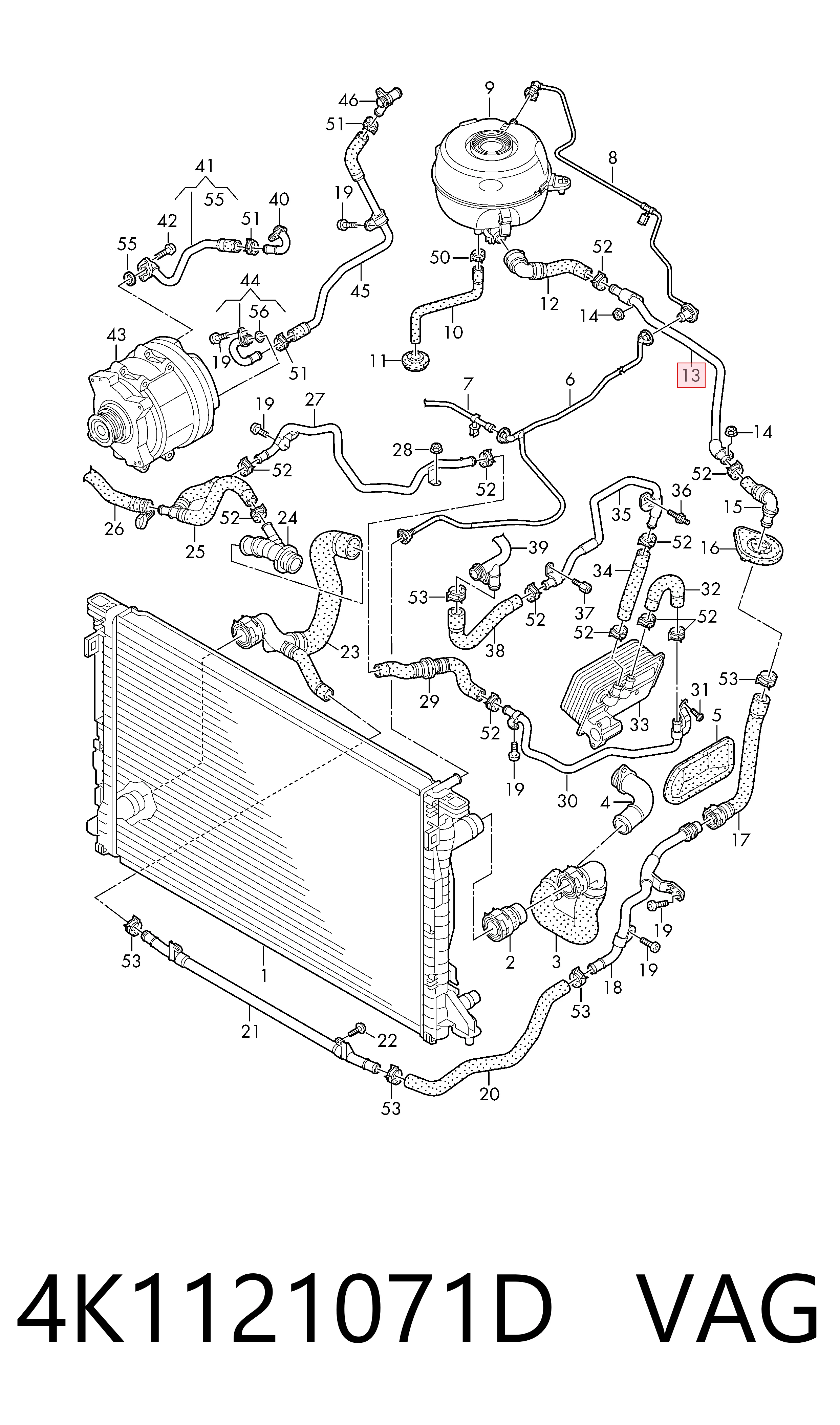  VAG 4K1121071D ціна, від 25.31 USD