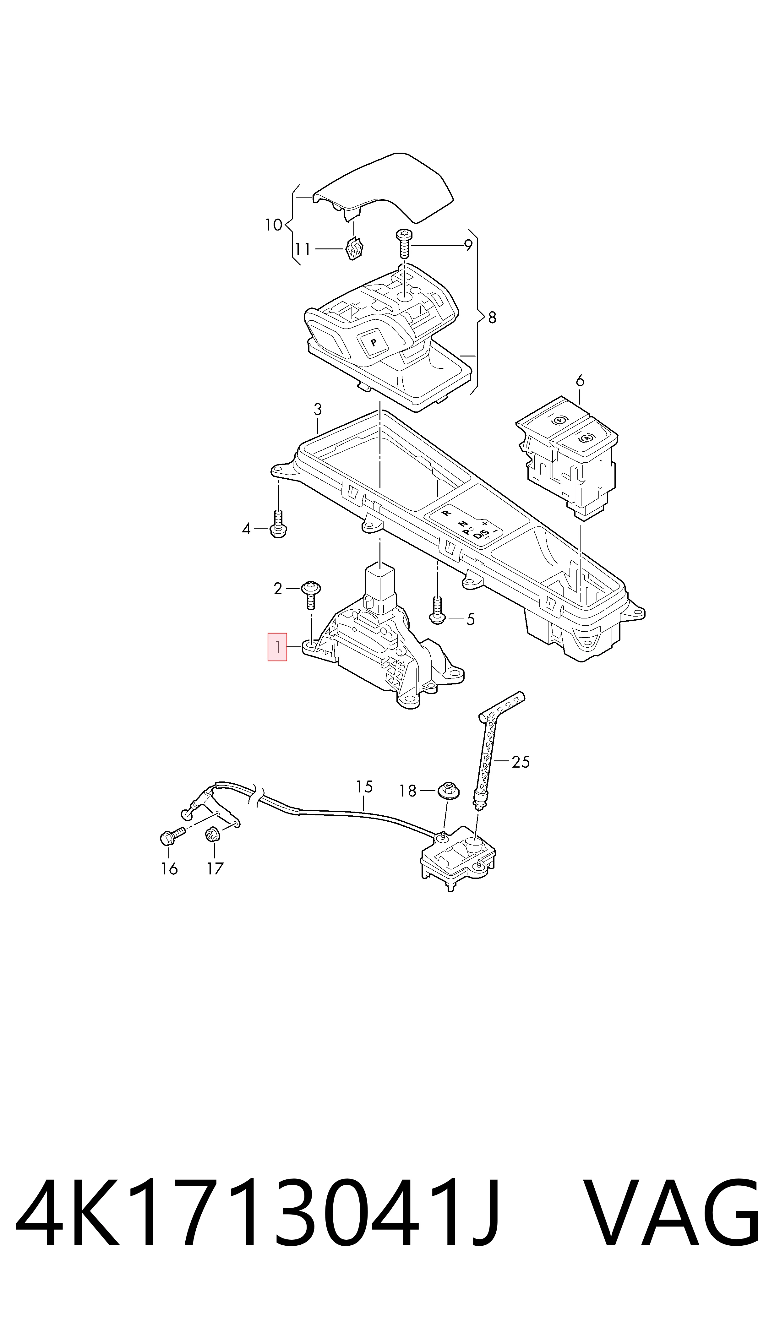  VAG 4K1713041J ціна, від 210.41 USD