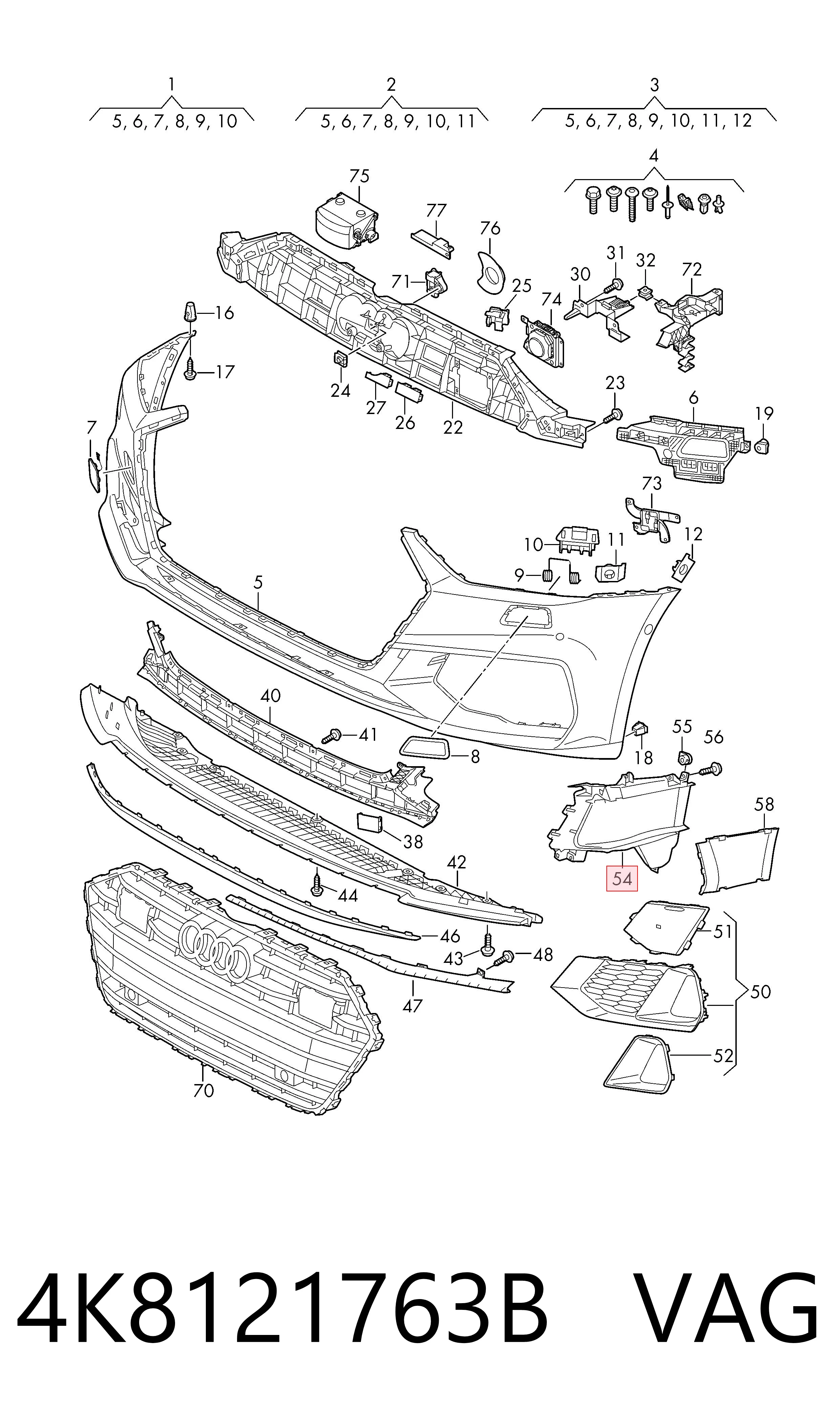 4K8121763B VAG 
