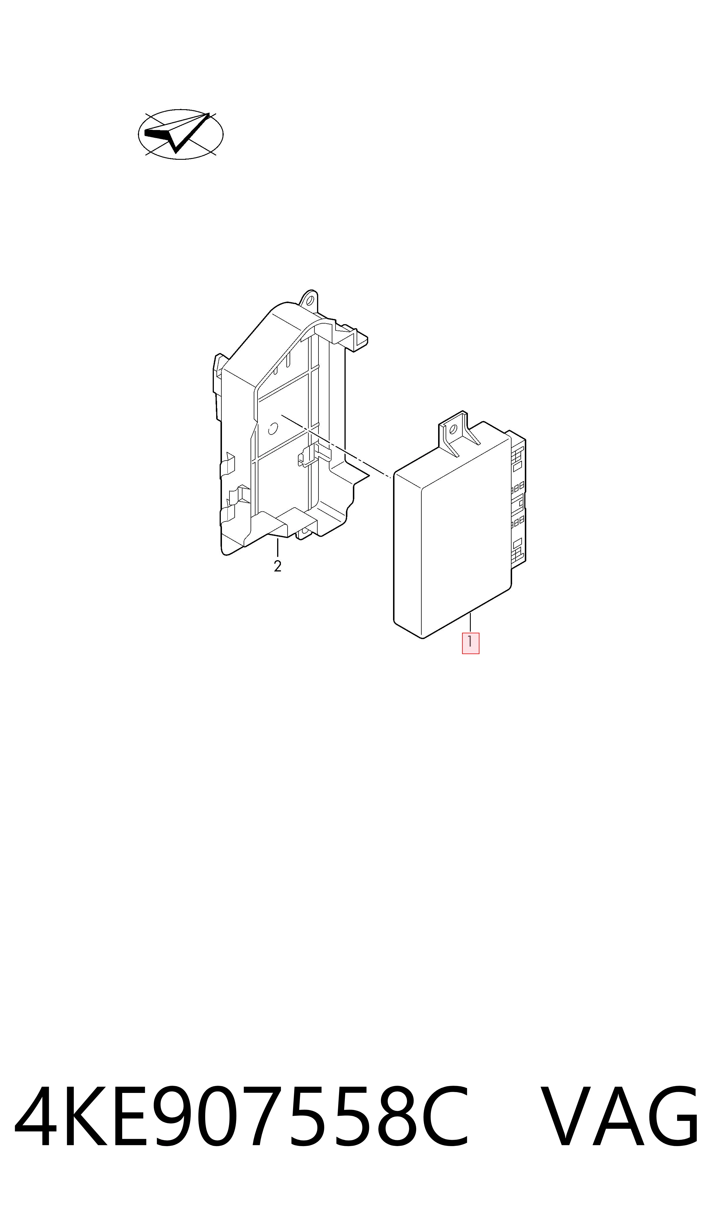 ЕБУ VAG 4KE907558C ціна, від 76.02 USD