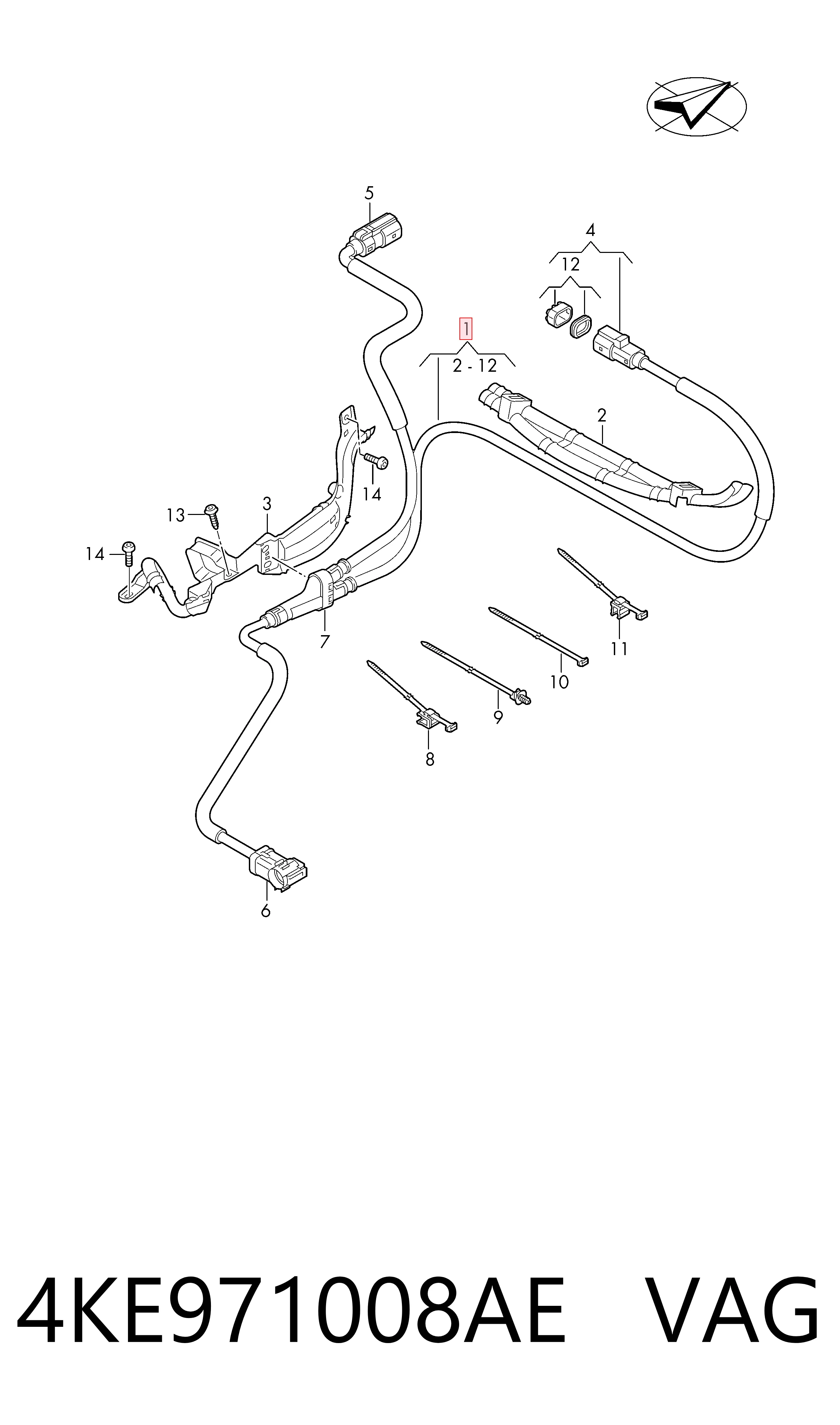 4KE971008AE VAG 