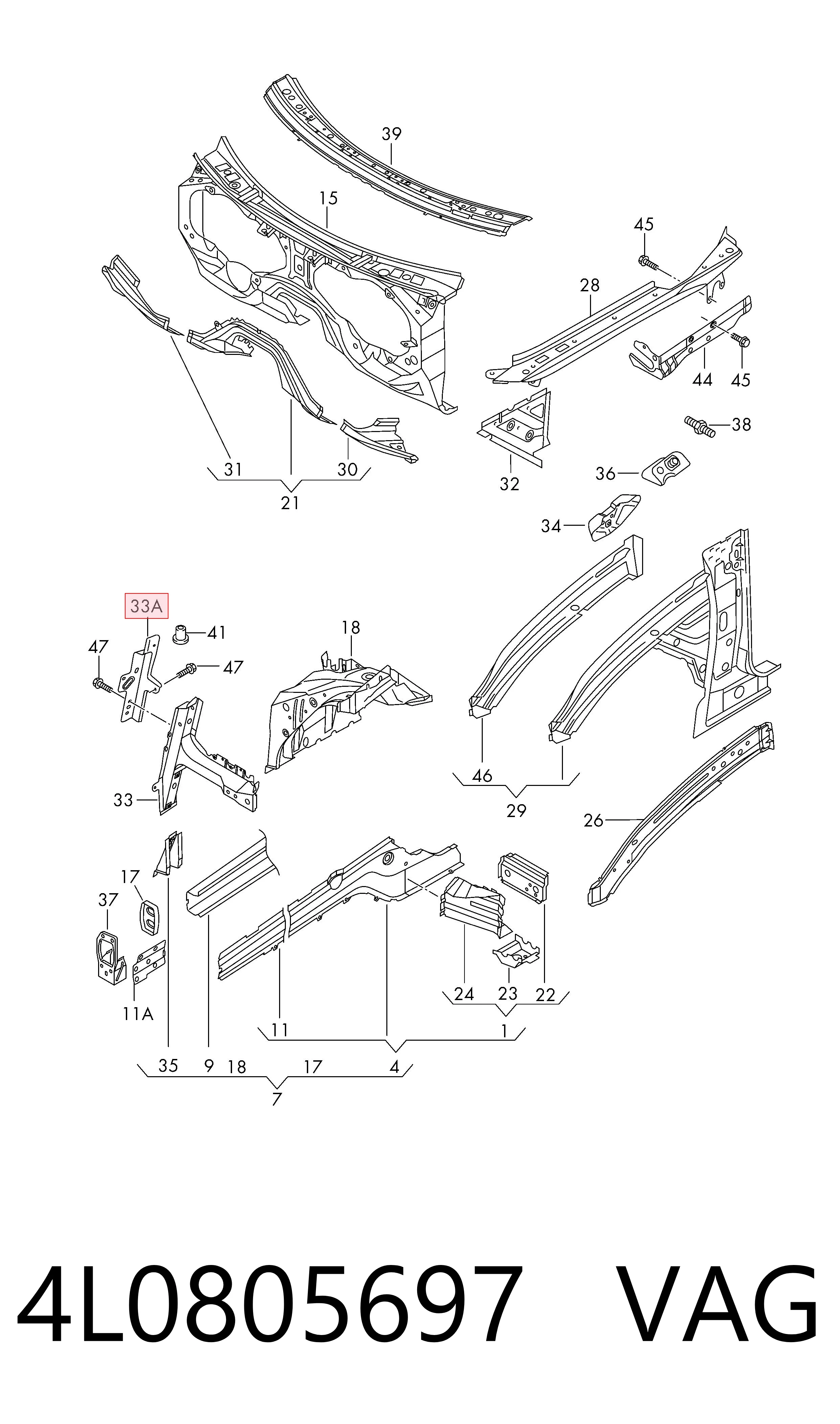 4L0805697 VAG 
