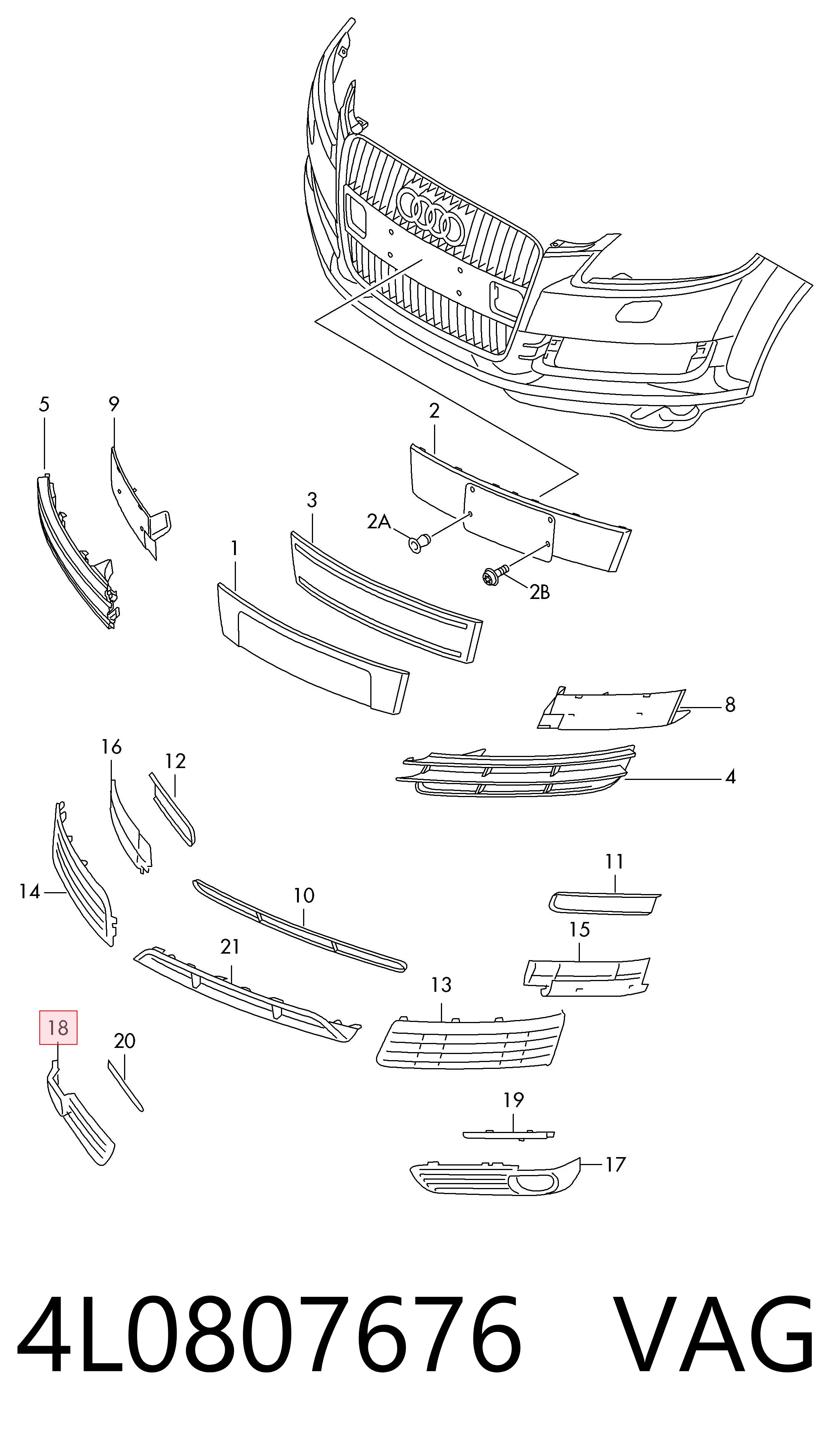 4L0807676 VAG